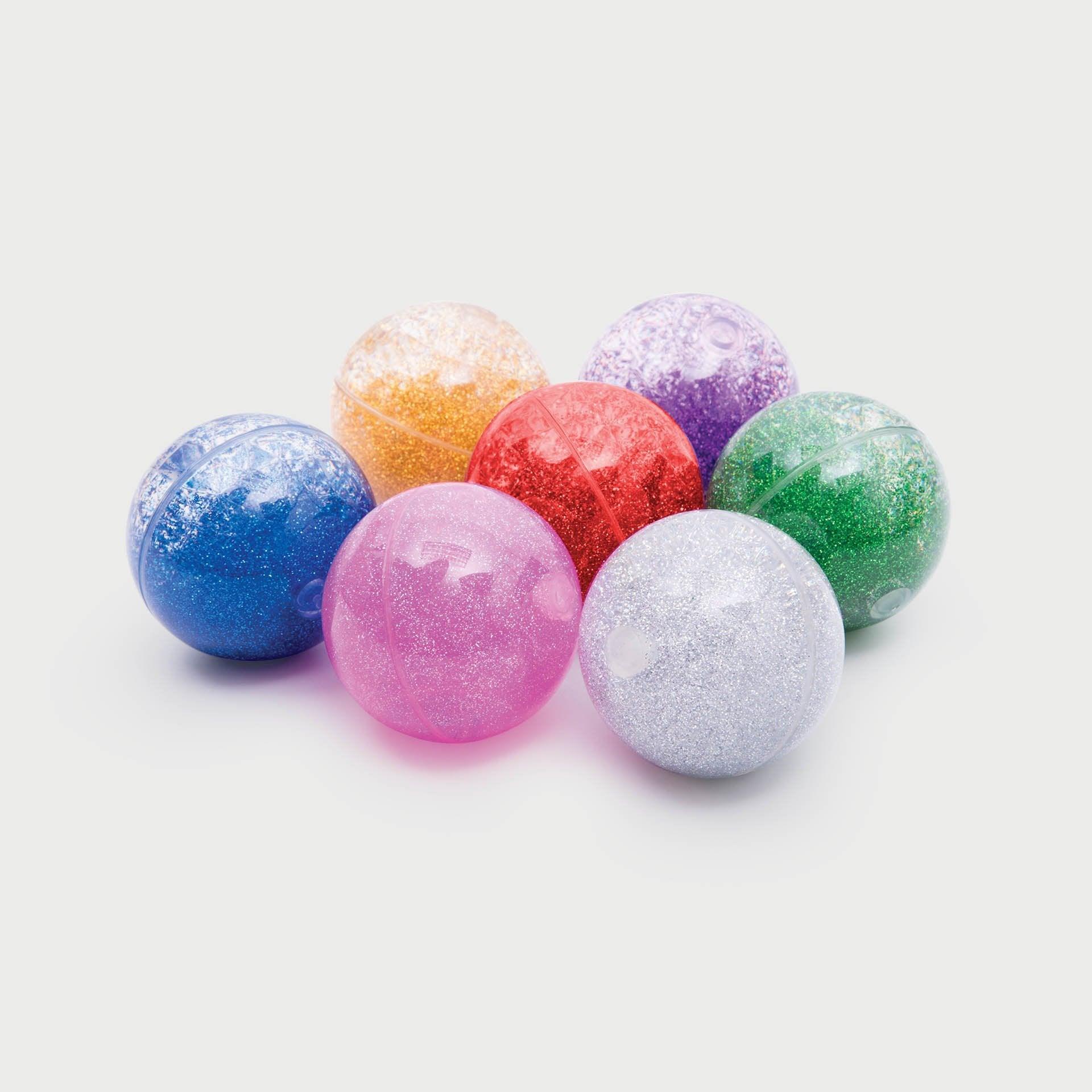 Tickit Sensory Rainbow Glitter Balls 7 palline glitter