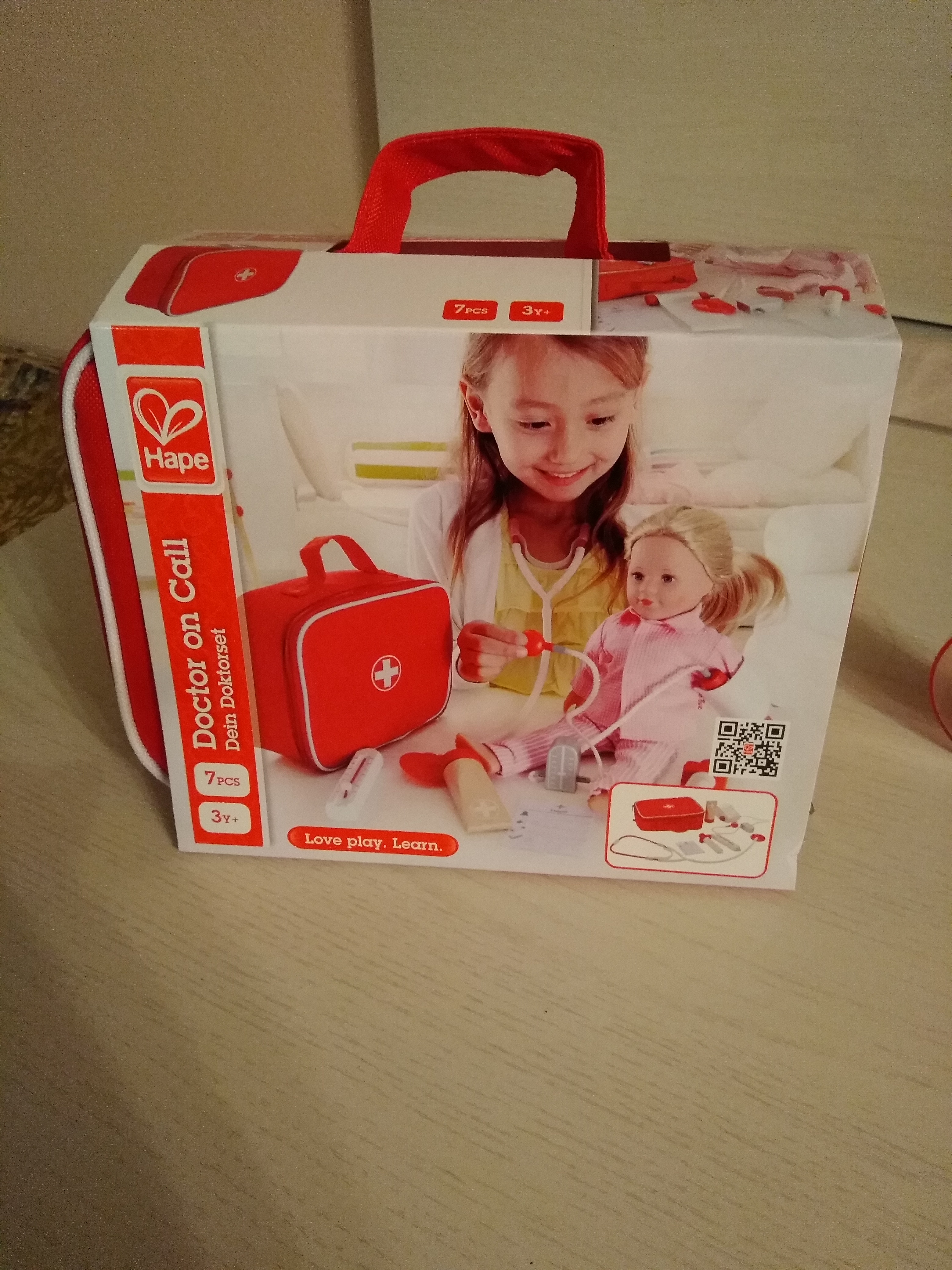 Hape Set del Dottore valigetta giocattolo con stetoscopio
