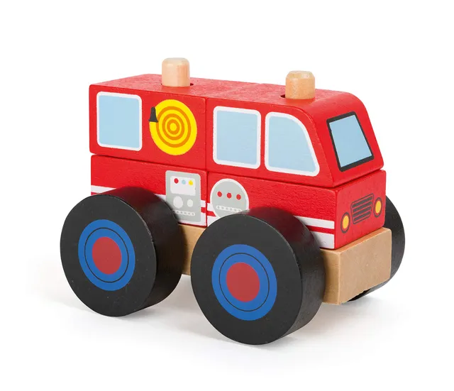 smallfoot 11071 camion pompieri legno da costruire