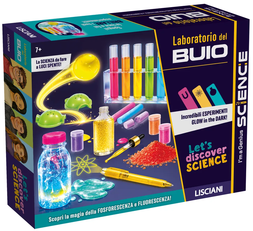 Lisciani I'm a Genius Laboratorio del Buio kit scientifico