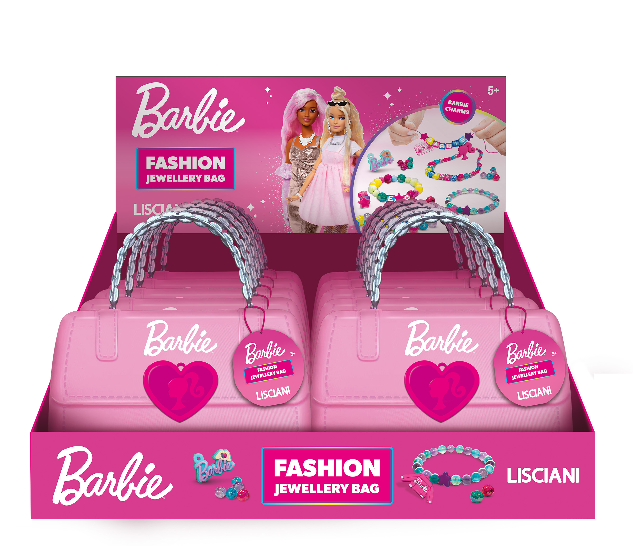 Barbie Fashion Jewellery Bag kit bijoux borsetta perline