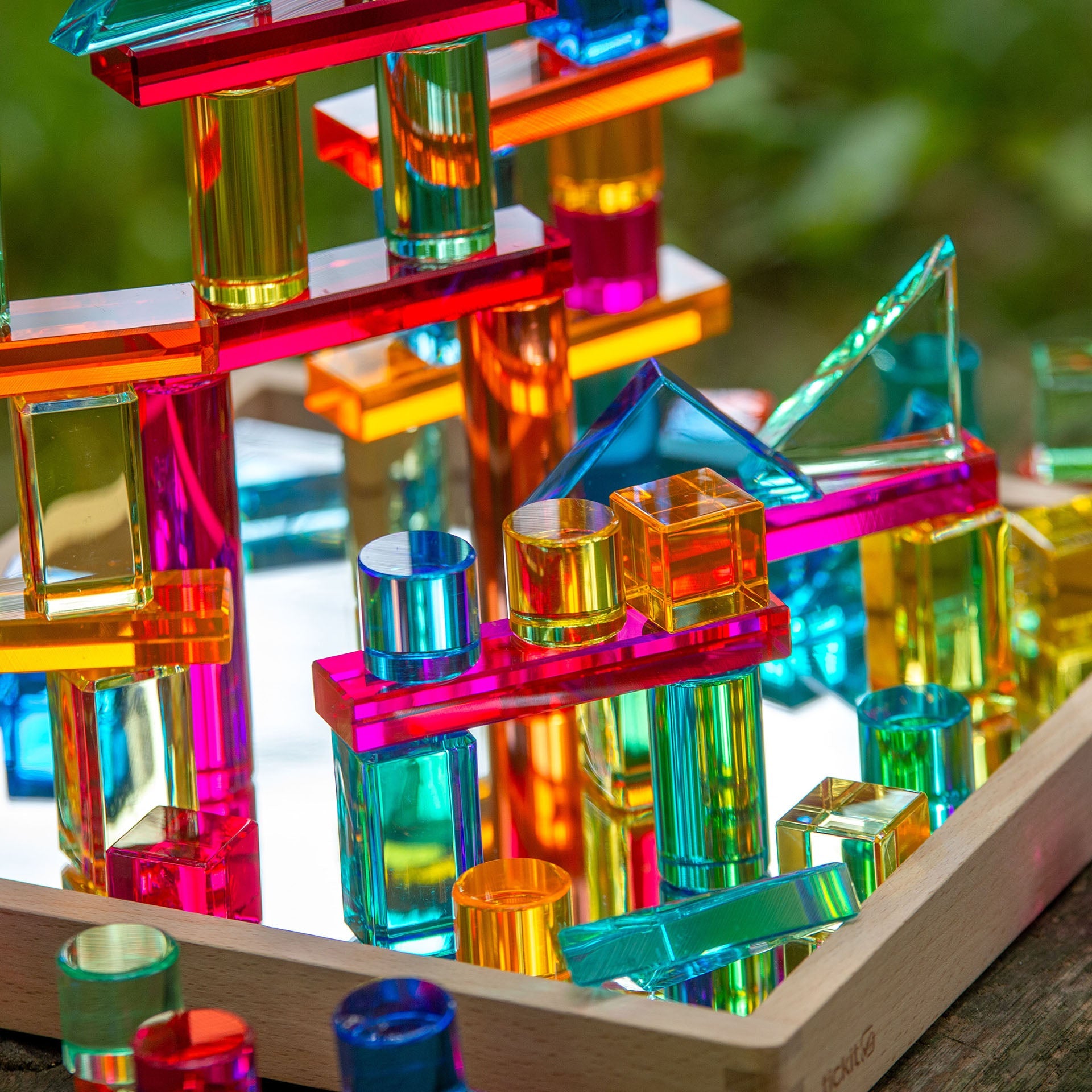Tickit Gem Building Shapes vassoio specchio costruzioni 72 pz