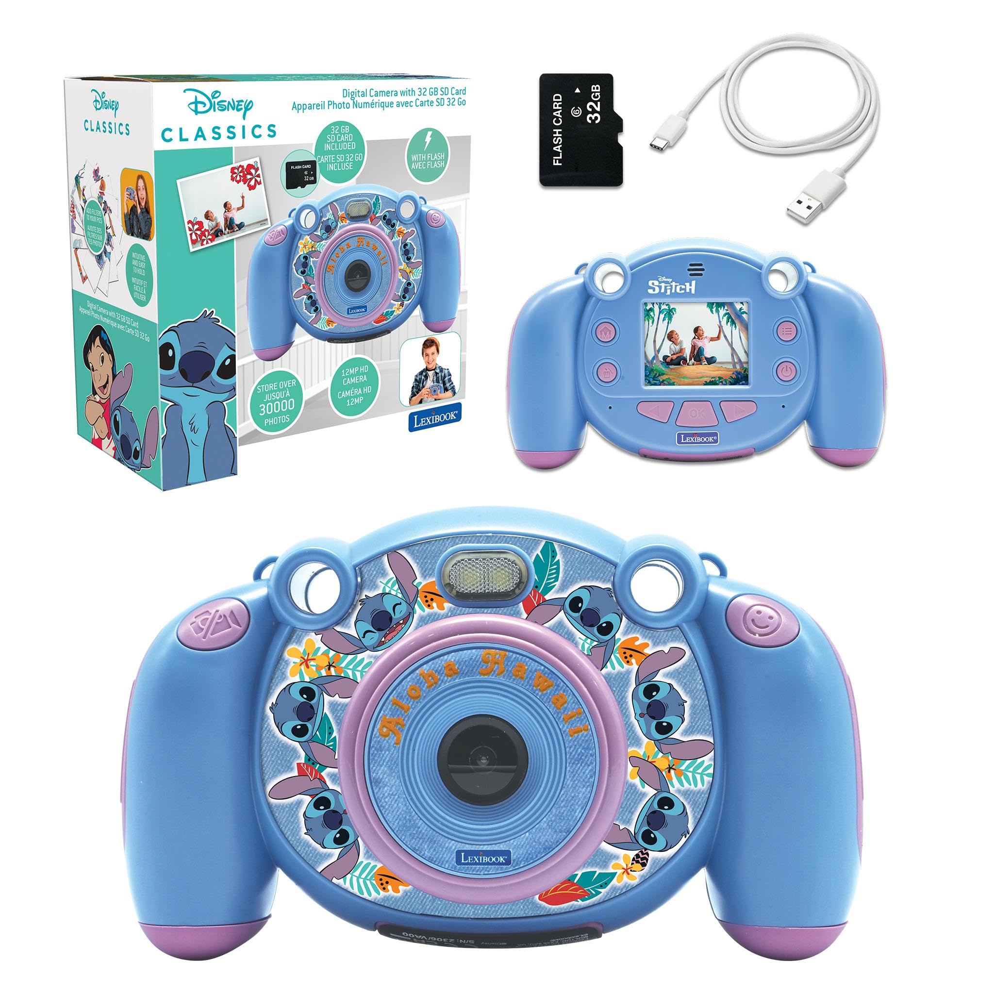 Lexibook Paw Patrol DJ080PA Fotocamera Bambini 4 in 1 Blu