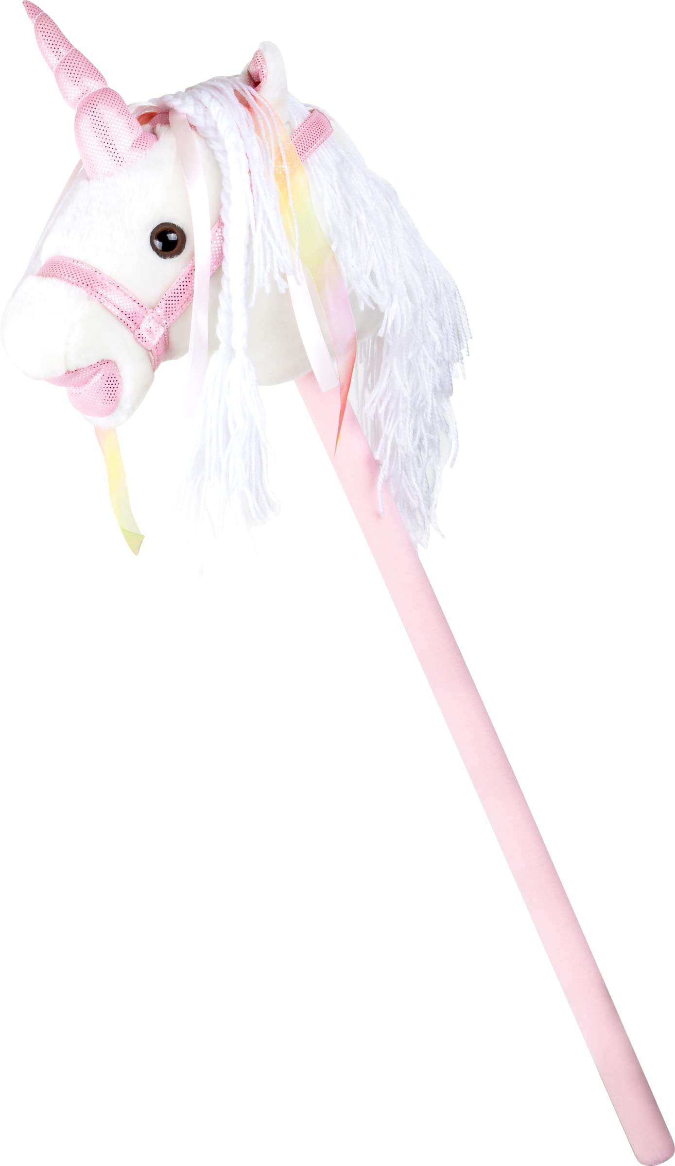 smallfoot 10279 unicorno bianco a bastone morbido con suono