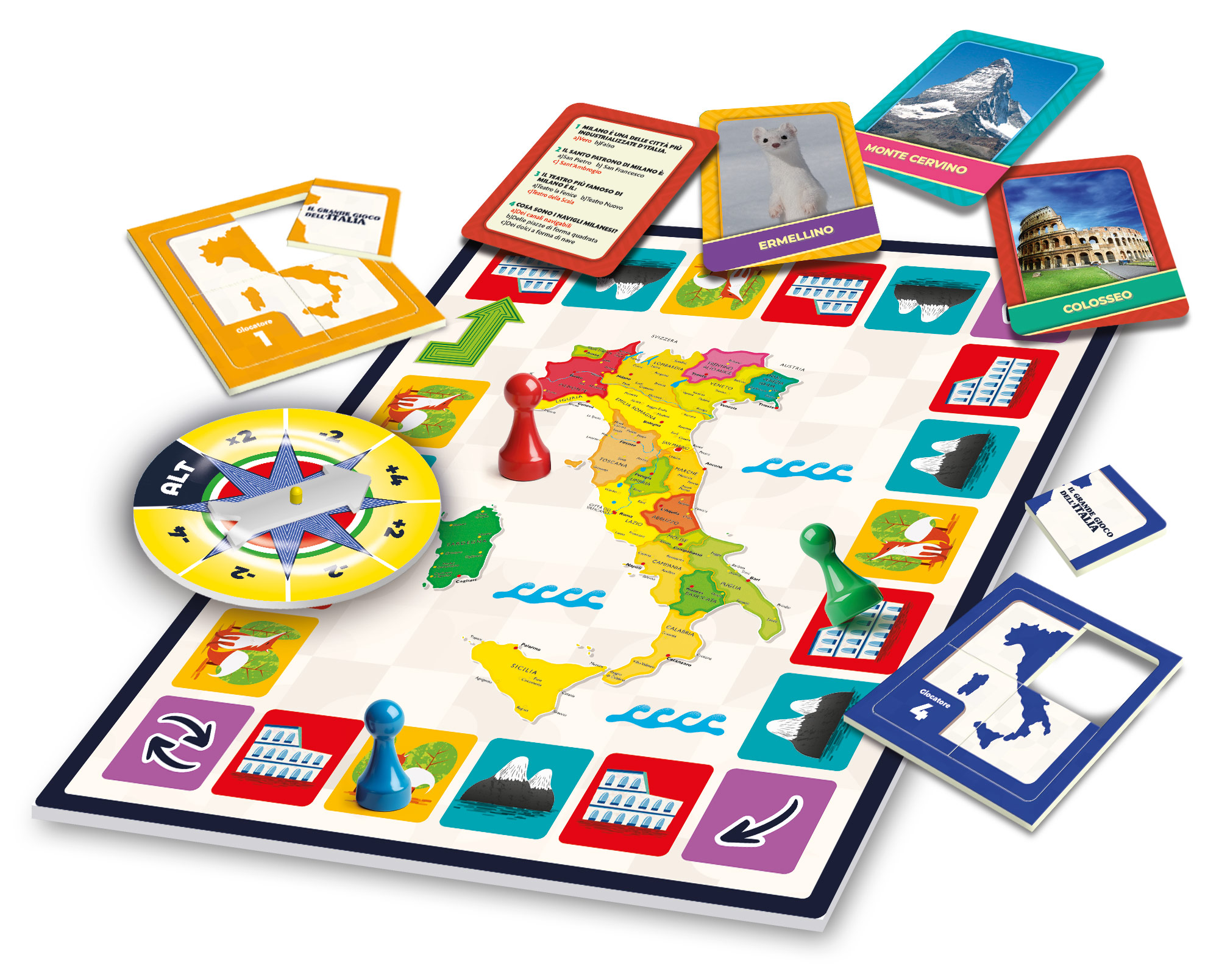 Lisciani I'm a Genius gioco Grande Gioco dell'Italia quiz