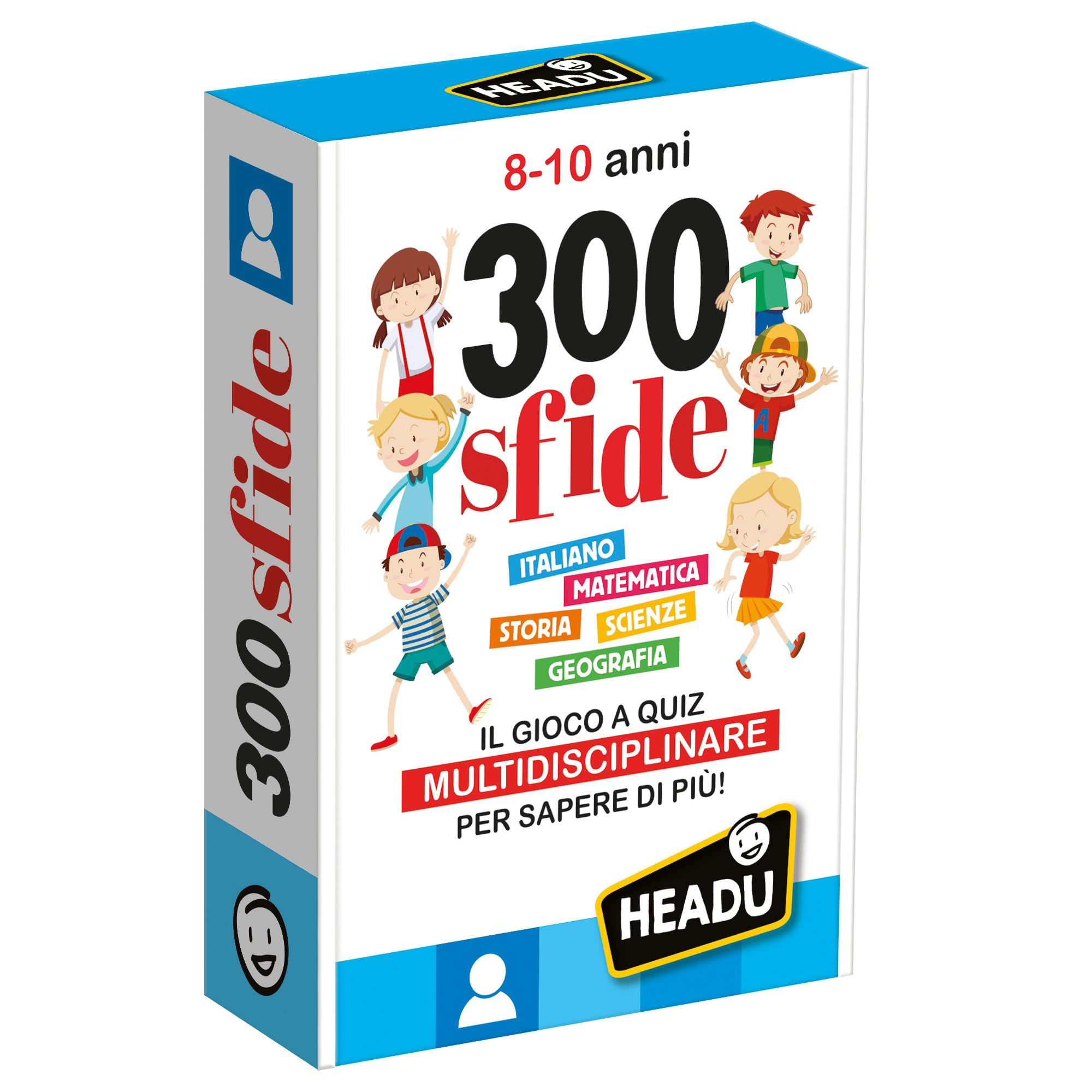 Headu 300 Sfide 8-10 Anni gioco quiz scuola primaria 500 quiz