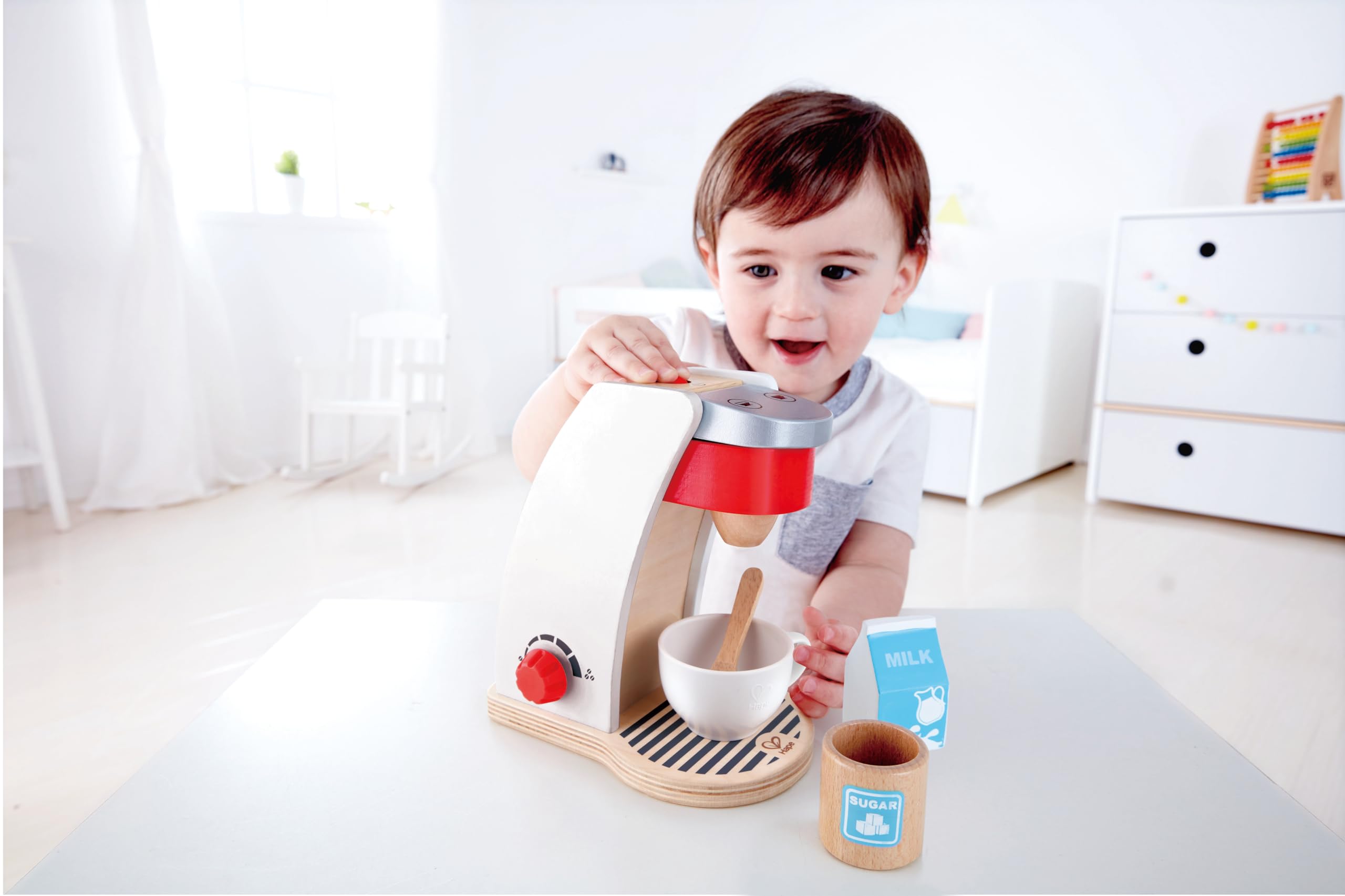 Hape macchinetta del caffè in legno per bambini