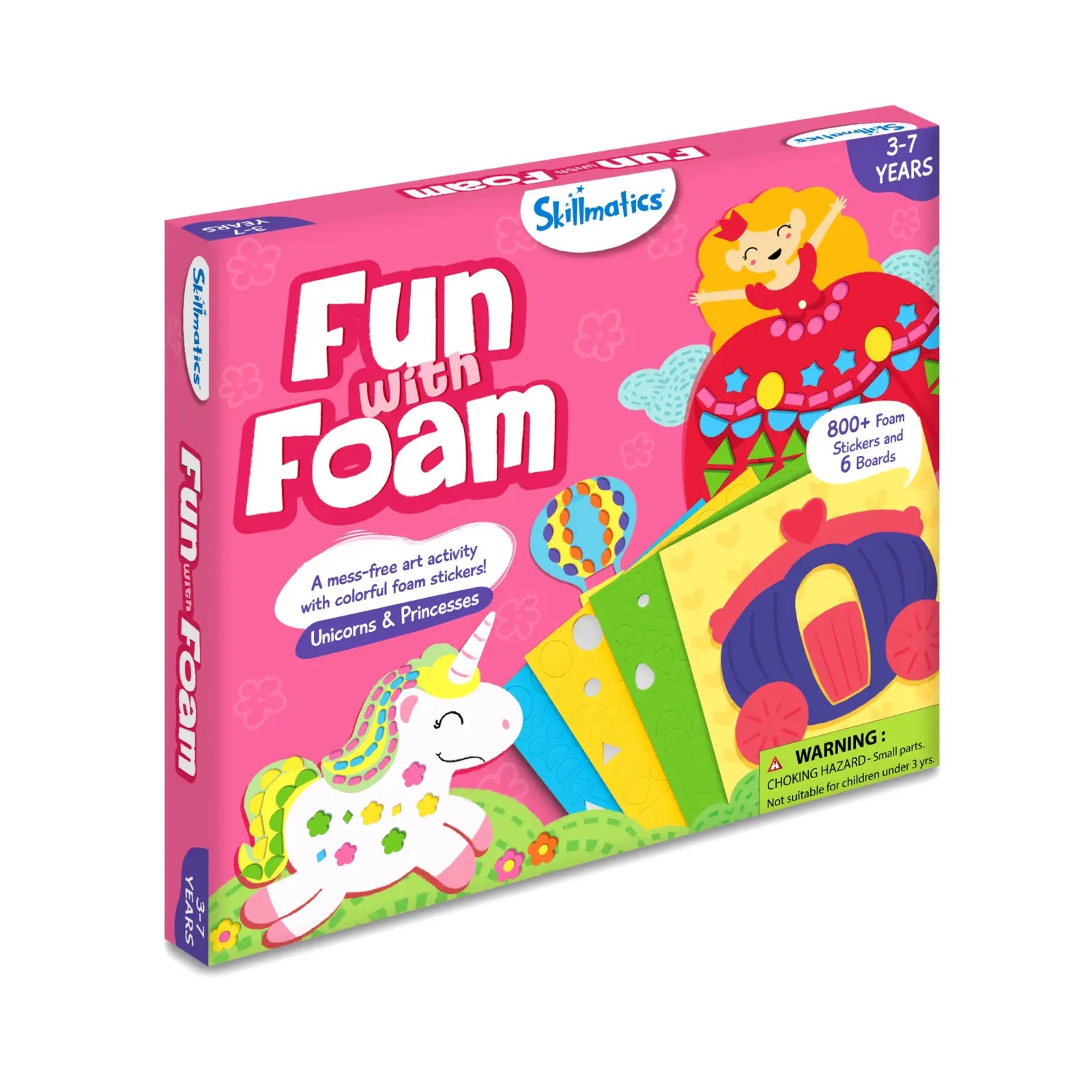 Skillmatics Fun with Foam Unicorn Princess sticker art 800 pezzi