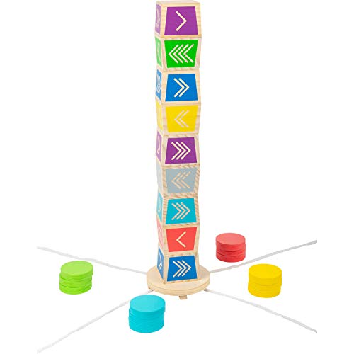smallfoot 12037 gioco kubb vichinghi legno per famiglia
