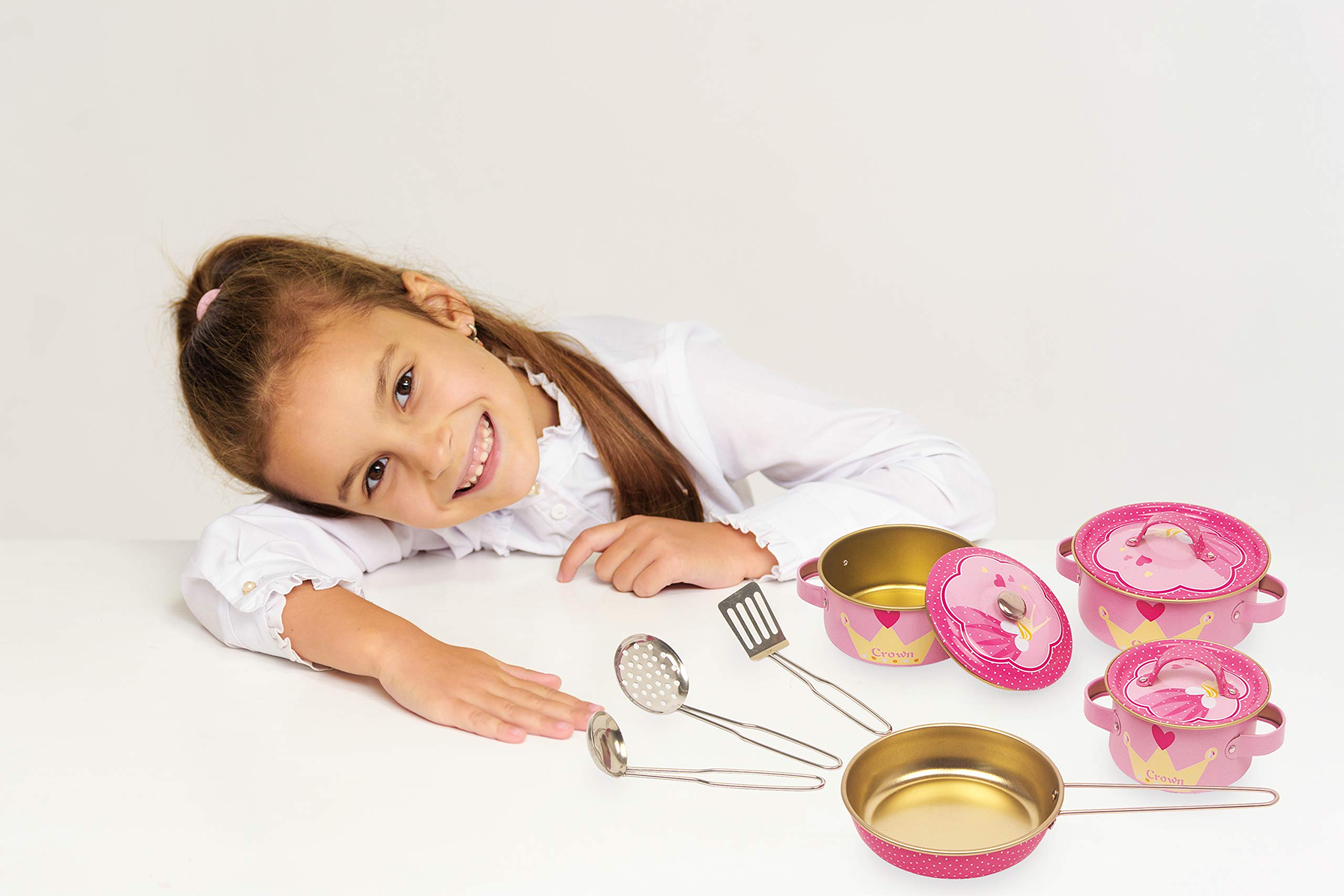 smallfoot Josephine 8970 Cucina Gioco 10 Pezzi Rosa