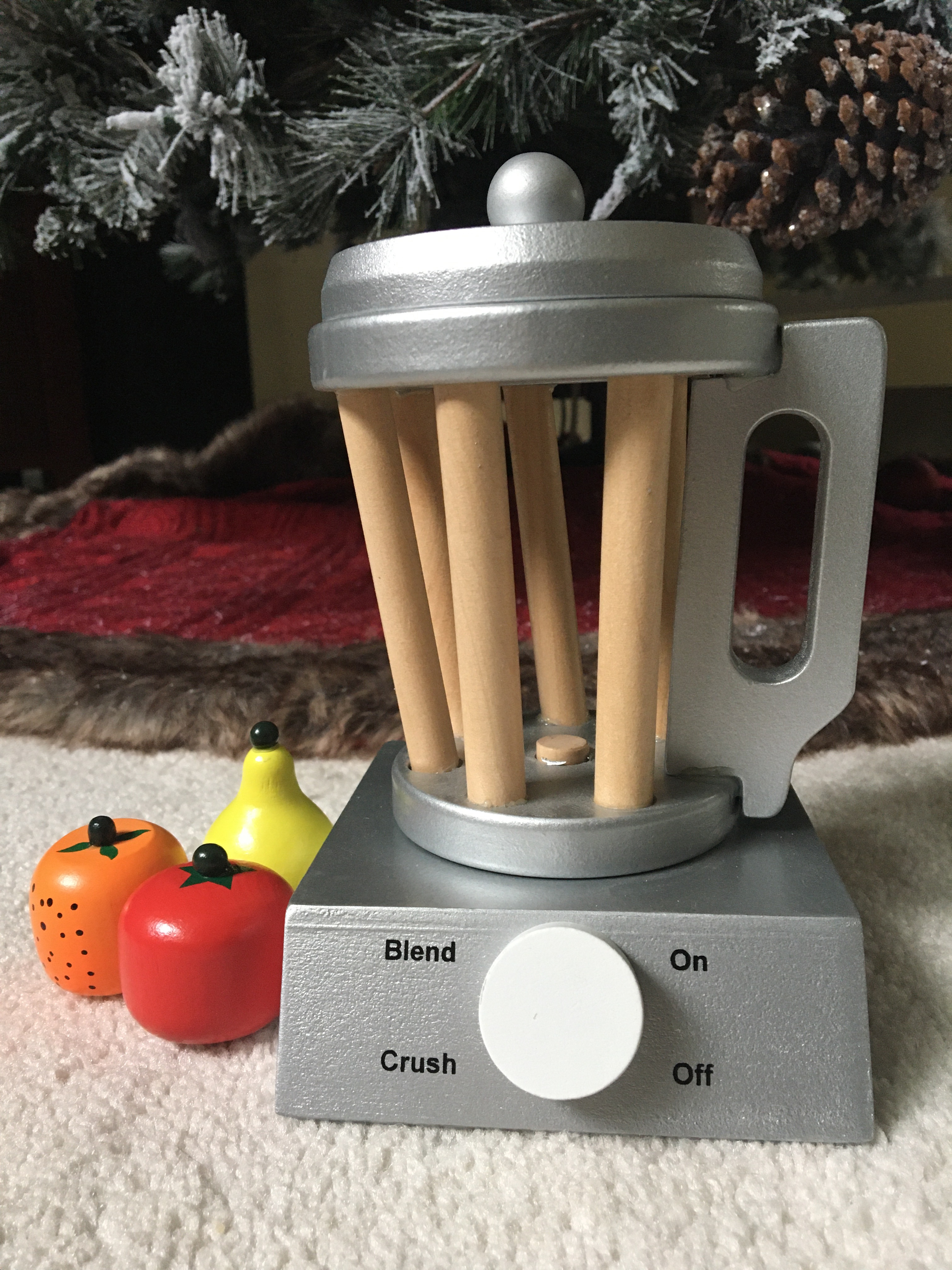 smallfoot 10596 Frullatore cucina gioco legno con frutta