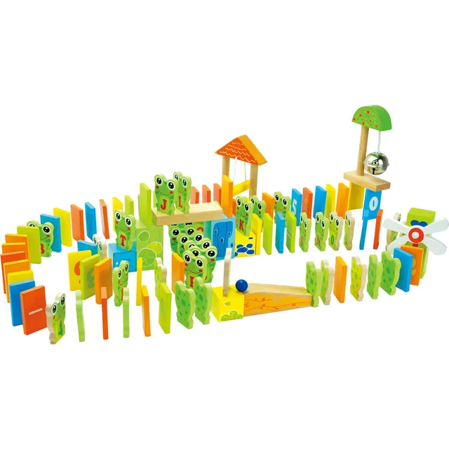 smallfoot Domino-Rally 4249 rane domino legno 100 pezzi
