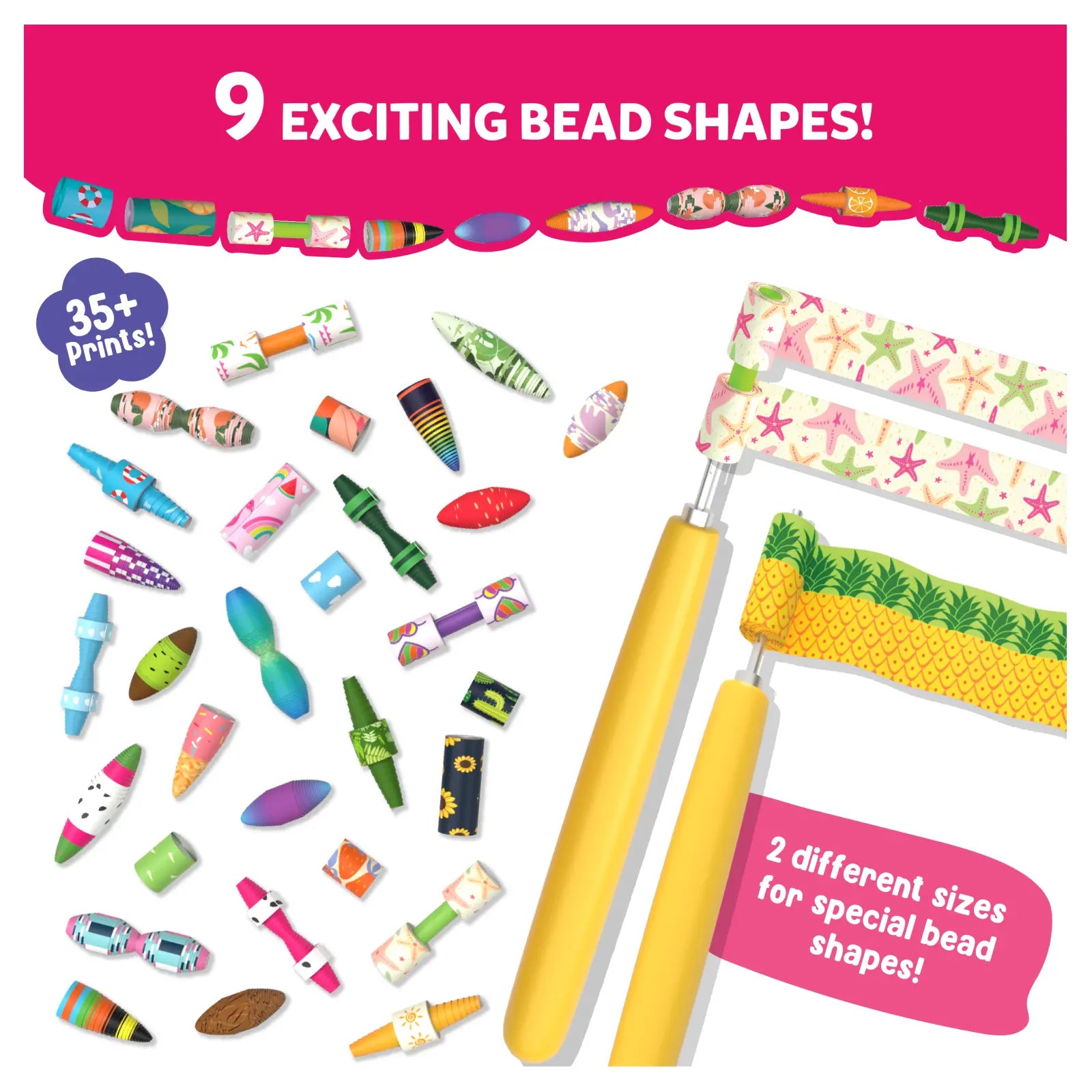 Skillmatics Roll-up Beads Tropical Paradise kit bigiotteria tropicale
