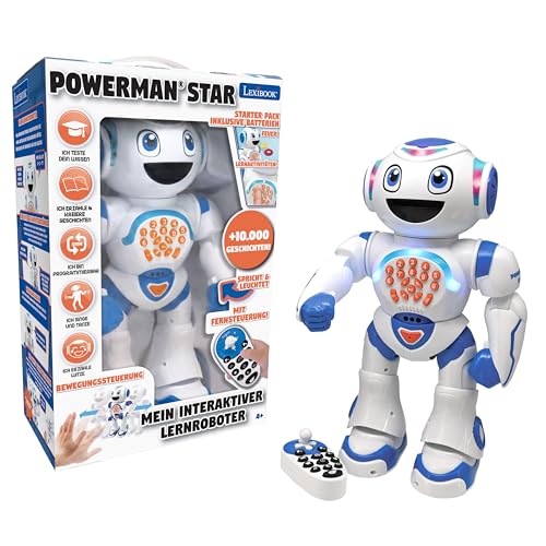 Lexibook Powerman ROB85DE robot giocattolo interattivo tedesco