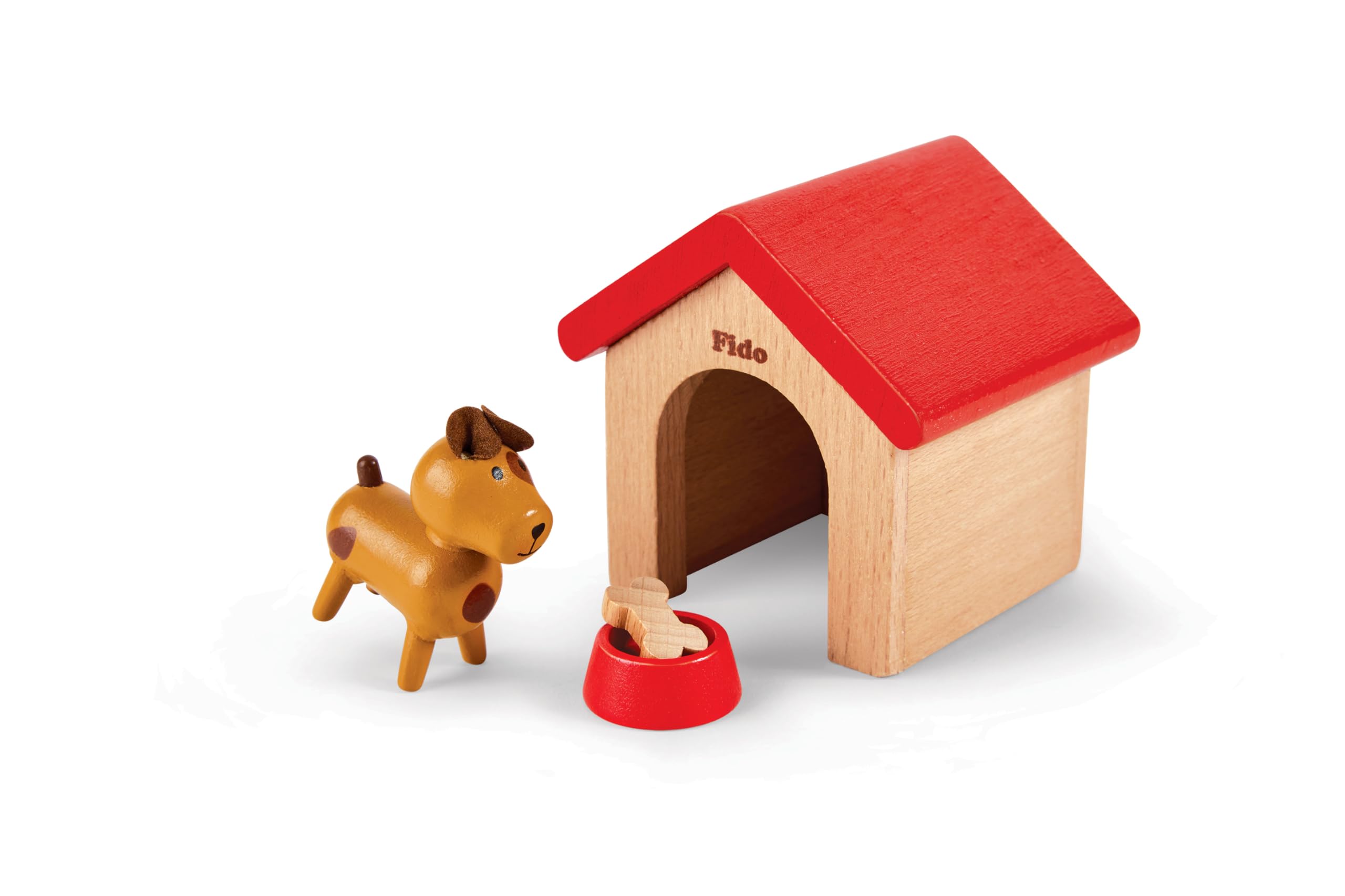 Hape Animali Domestici set animali legno casa bambole