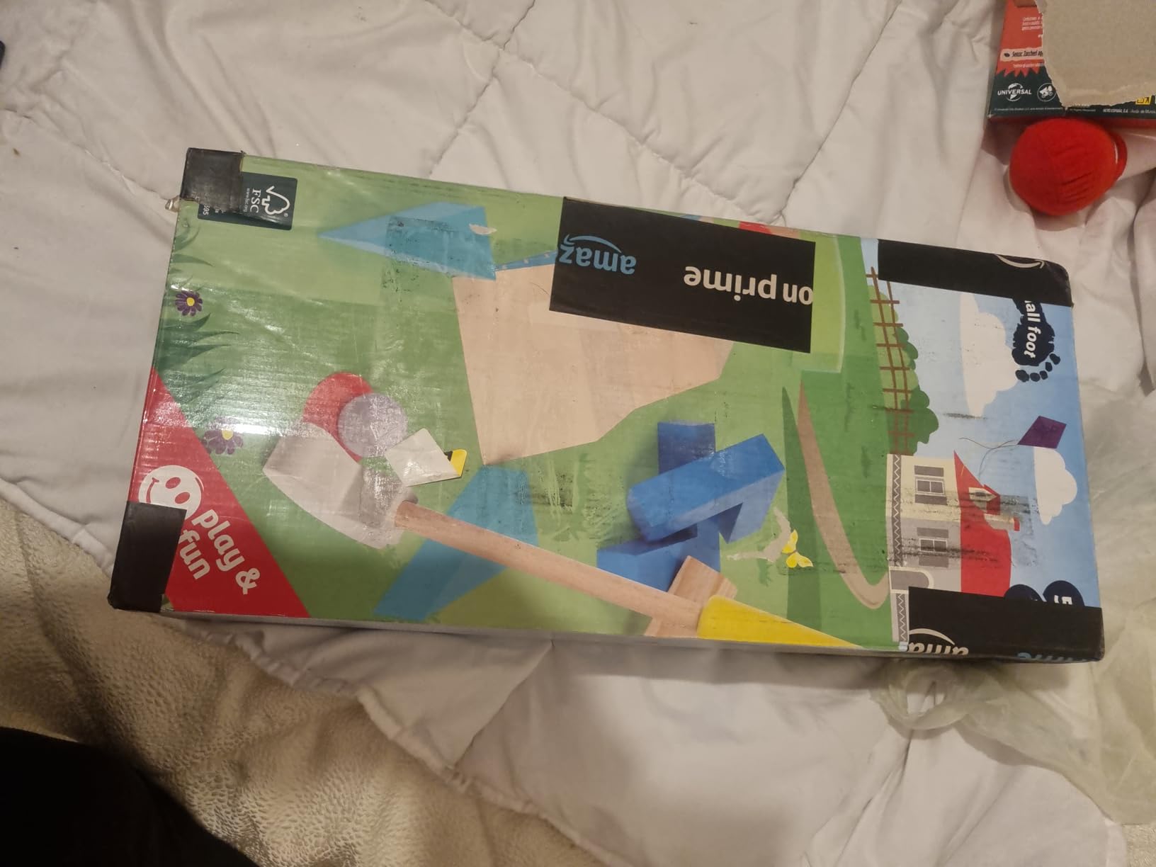 smallfoot Active set minigolf legno 3 mazze 10 ostacoli