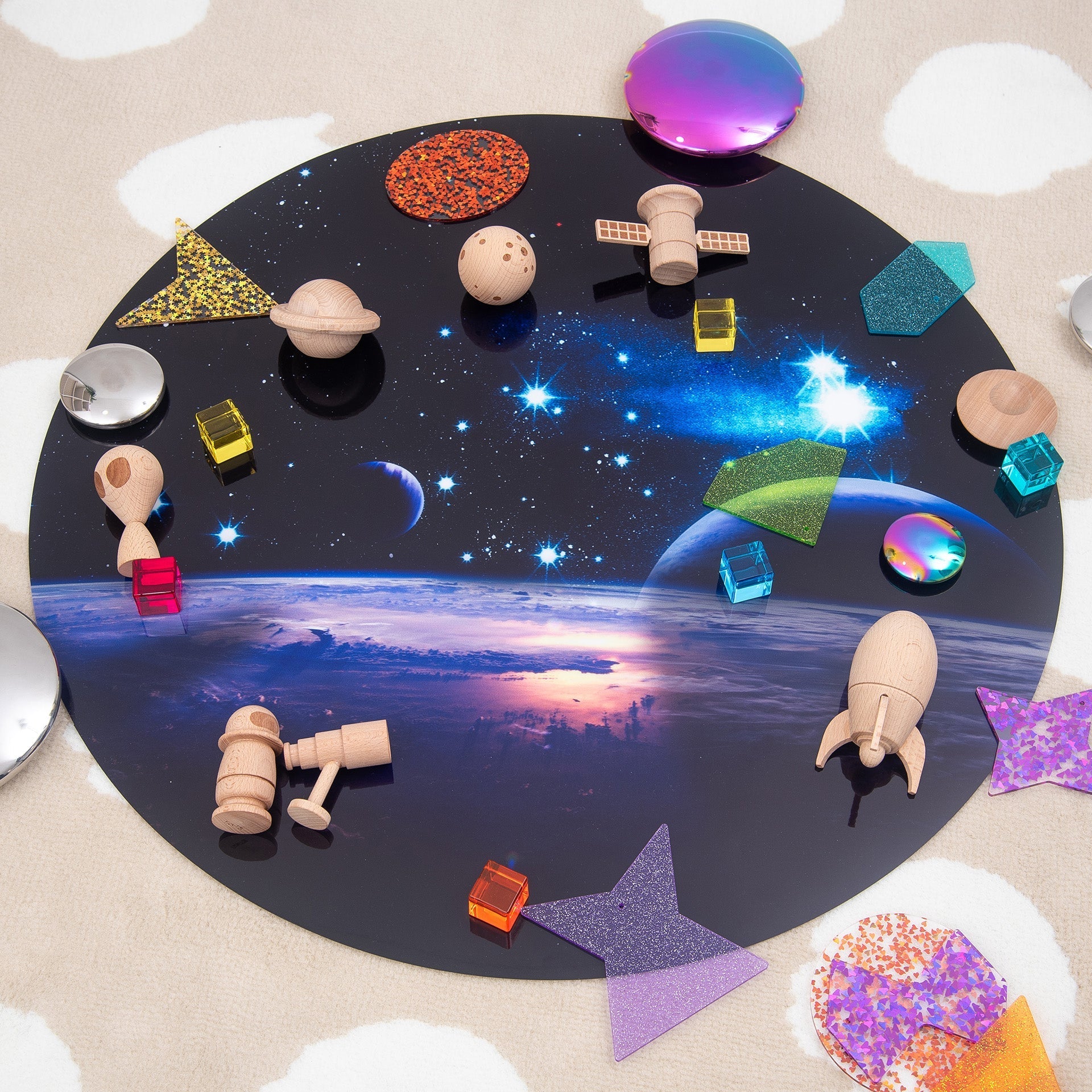 Tickit Space tappeto gioco spazio 62,5 cm