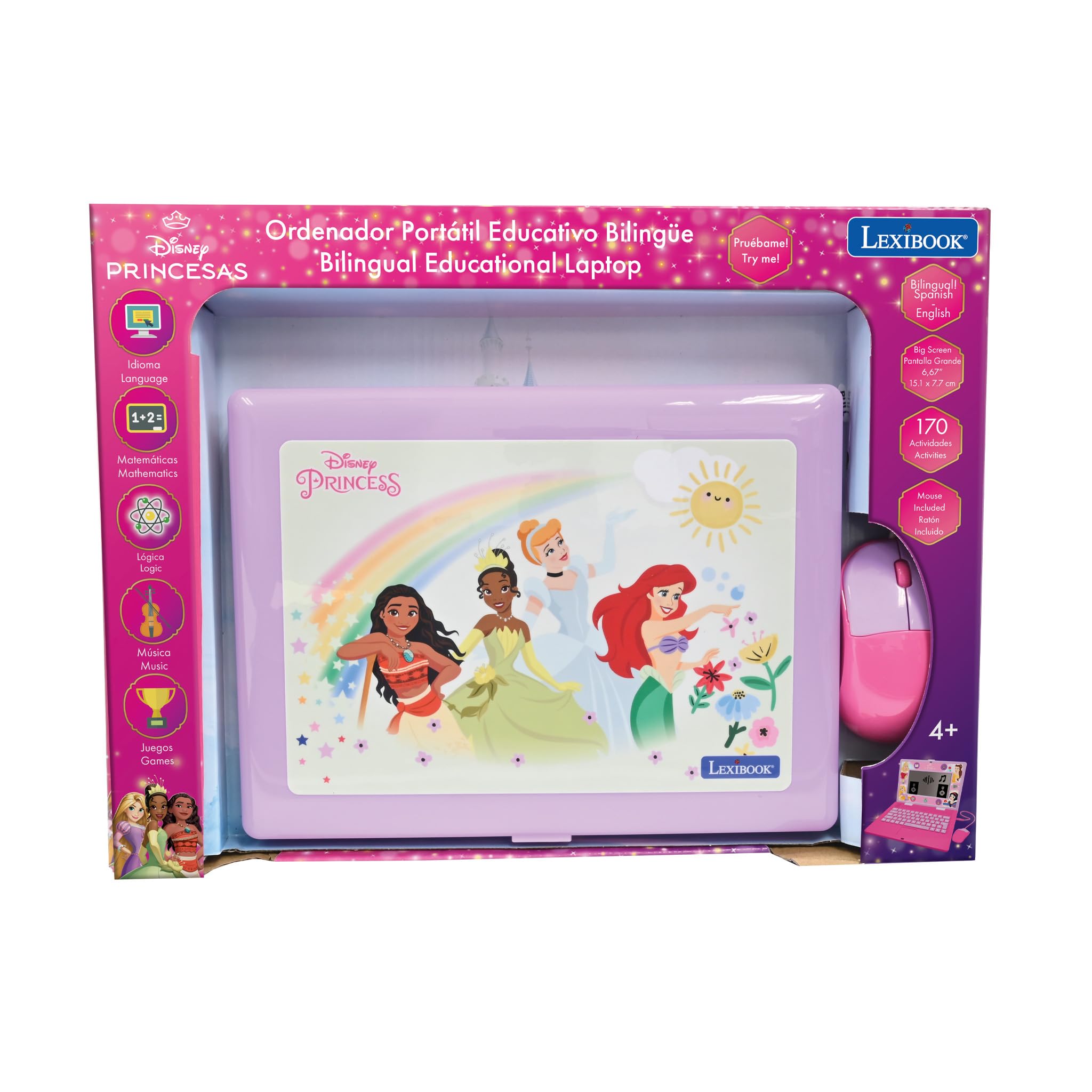 Lexibook JC599DPi2 computer bambini Principesse Disney