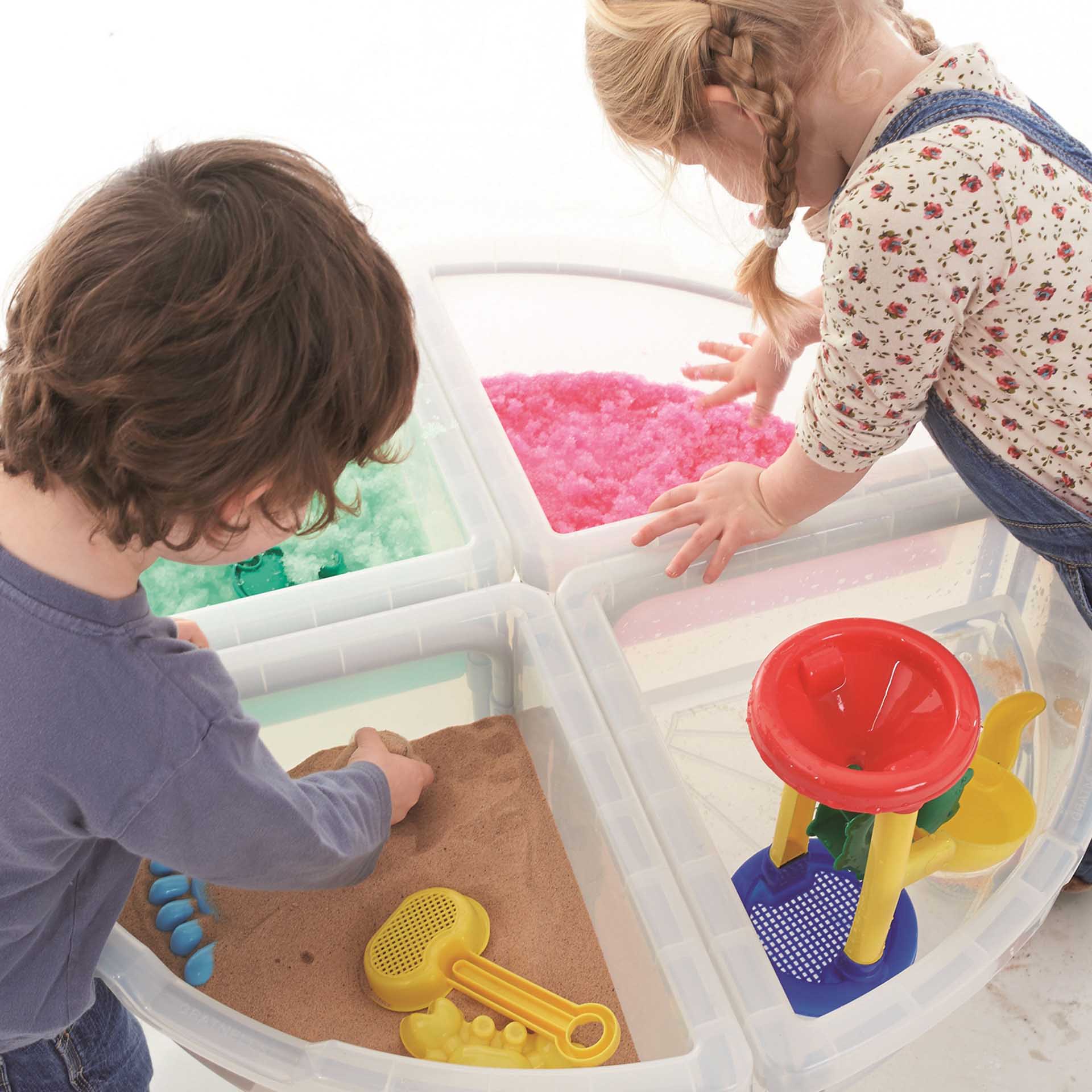 Tickit Exploration Circle Set vaschette trasparenti 4 pezzi