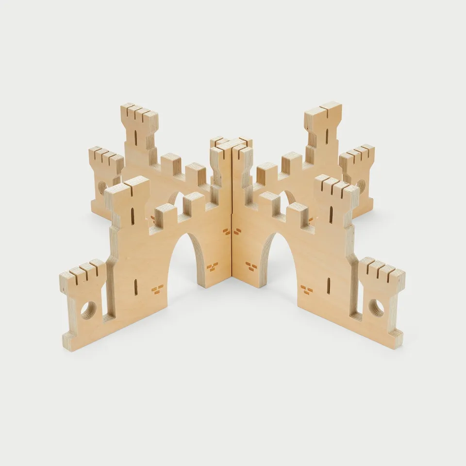 Tickit Discovery Castle divisori castello legno 2 pezzi