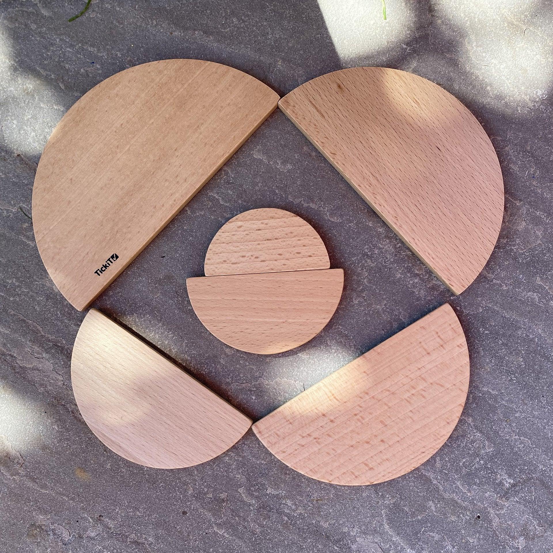 Tickit Natural Architect pannelli arco legno 6 pezzi faggio