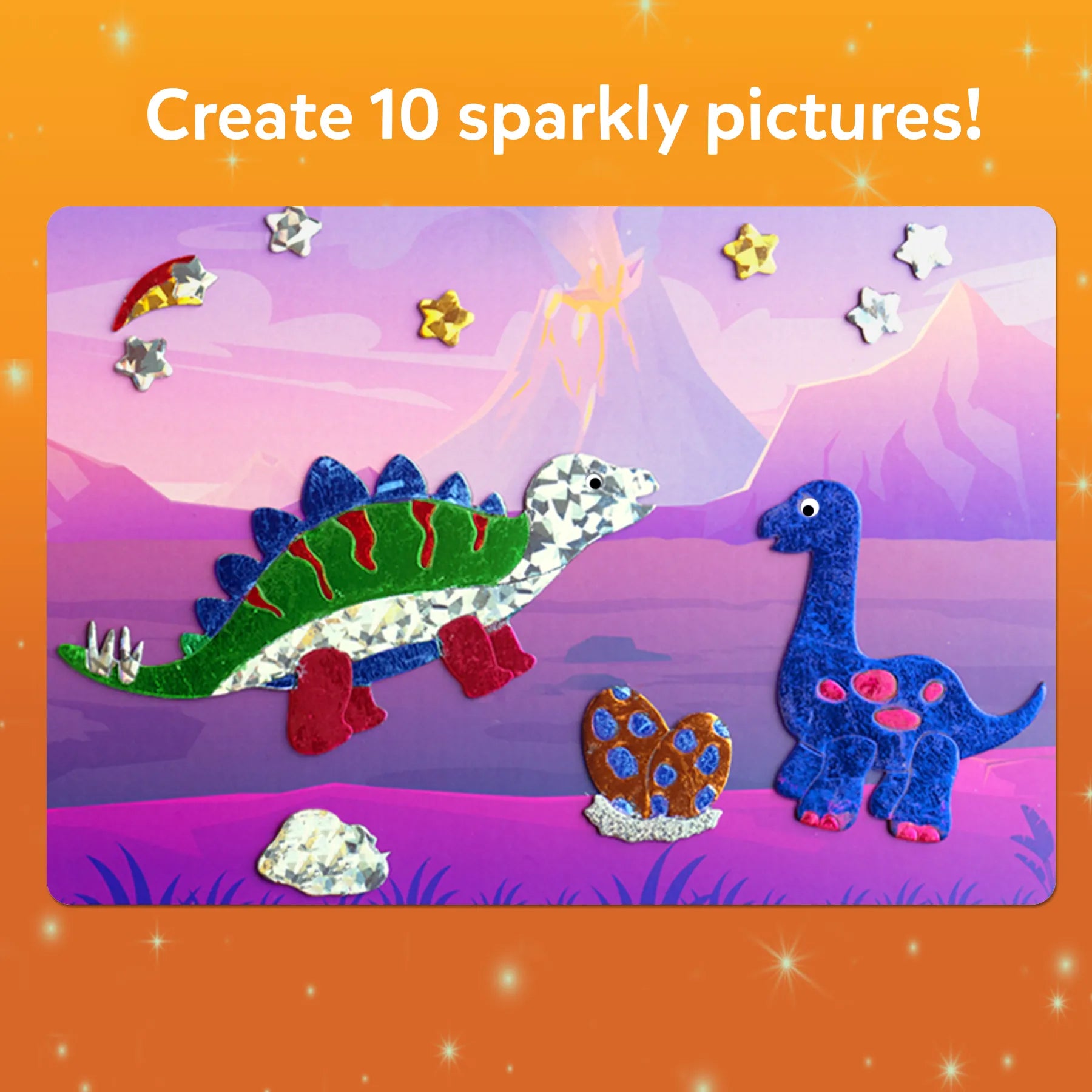 Skillmatics Foil Fun World of Dinosaurs kit foil 4-9 anni