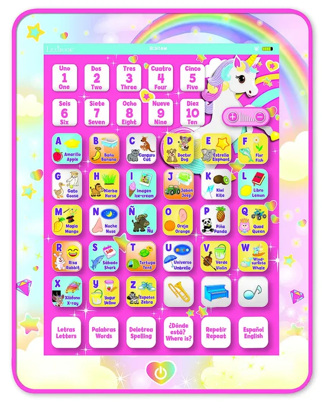Lexibook JCPAD002UNI tablet educativo parlante spagnolo-inglese