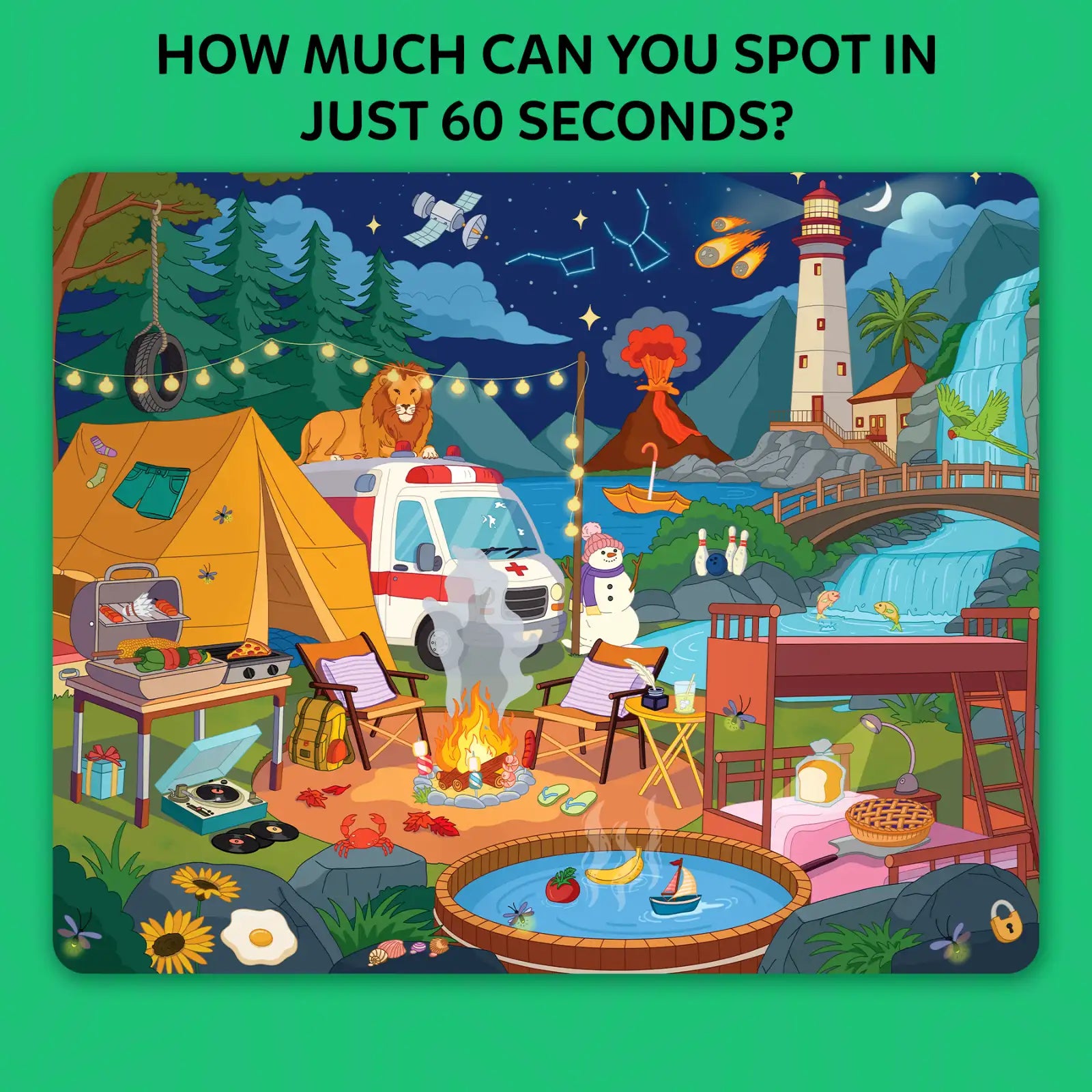 Skillmatics Who Saw What In 60 Seconds gioco memoria 7+ anni