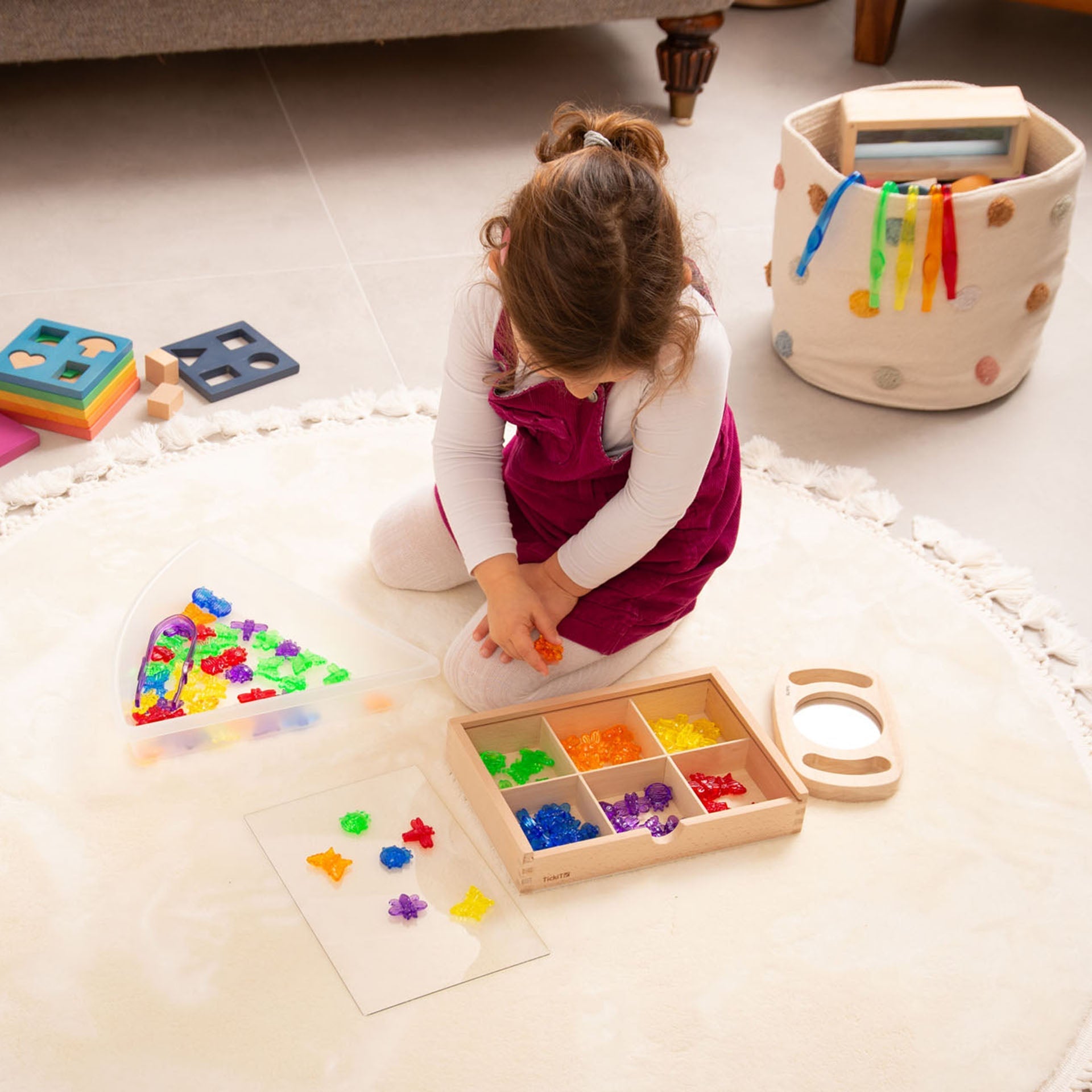 Tickit Discovery 73574 vassoi sensoriali plastica 6 pezzi