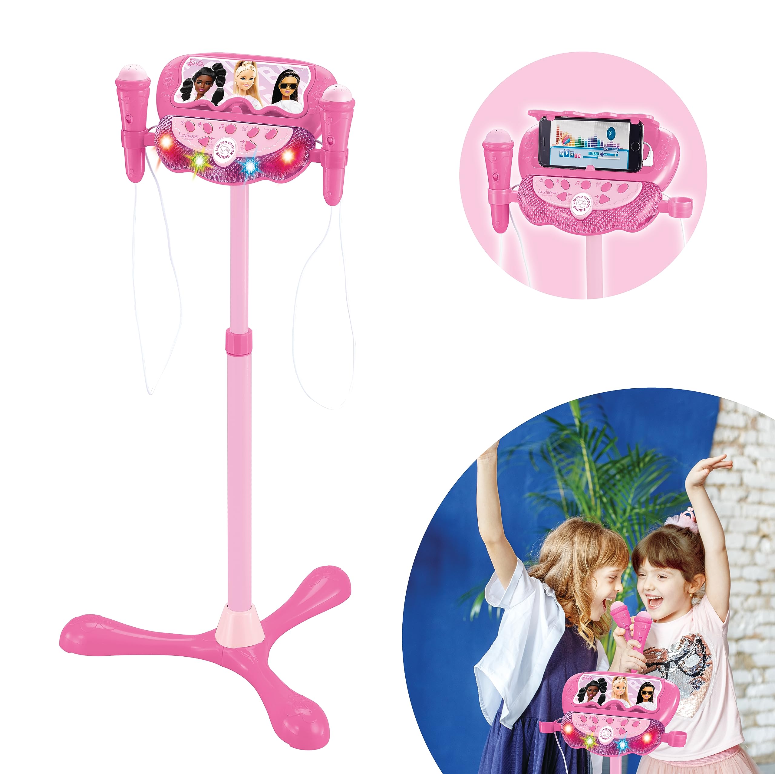 Lexibook Barbie S160BB altoparlante giocattolo rosa 2 microfoni