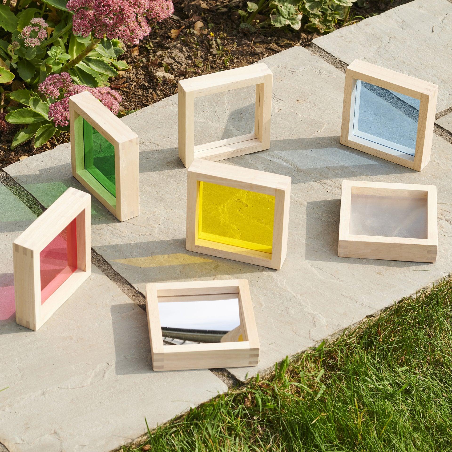 Tickit Sensory Squares blocchi sensoriali 7 pezzi traslucidi