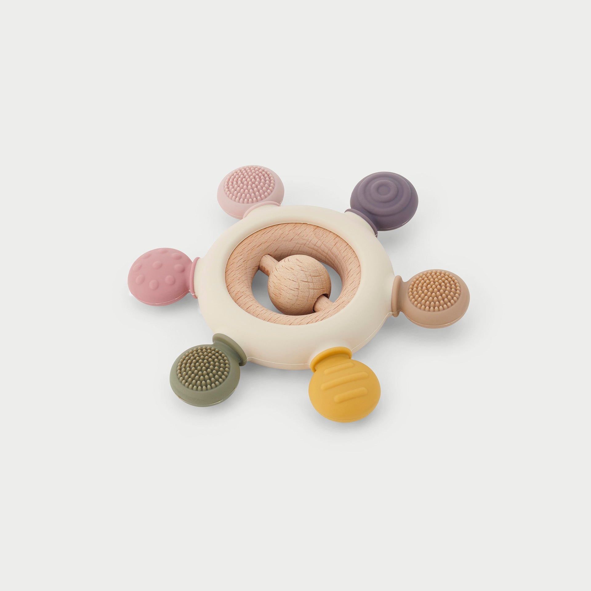 Tickit SiliSoft Rattle massaggiagengive silicone terra con sonaglio