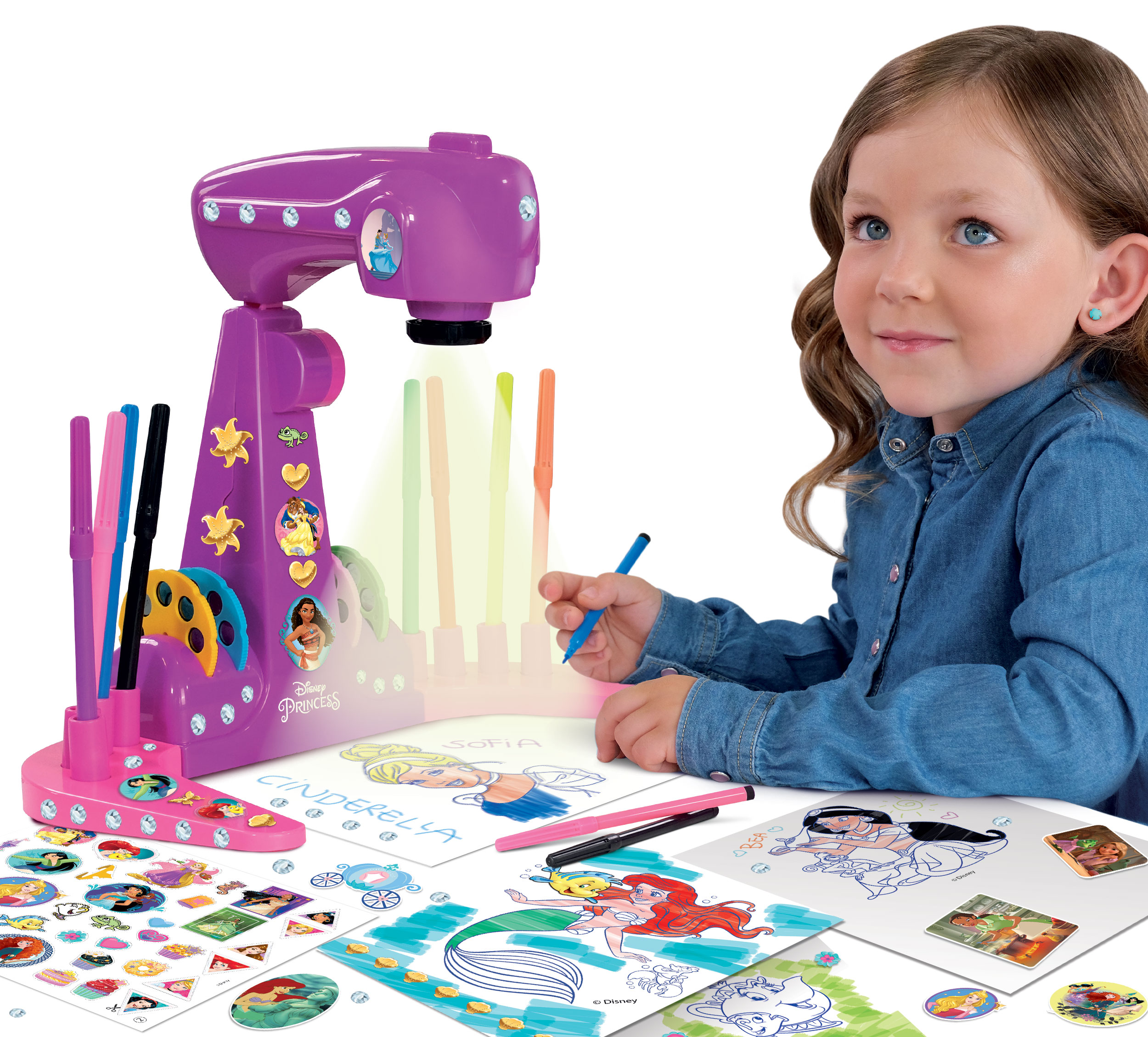 Lisciani Princess Projector Drawing School proiettore disegno
