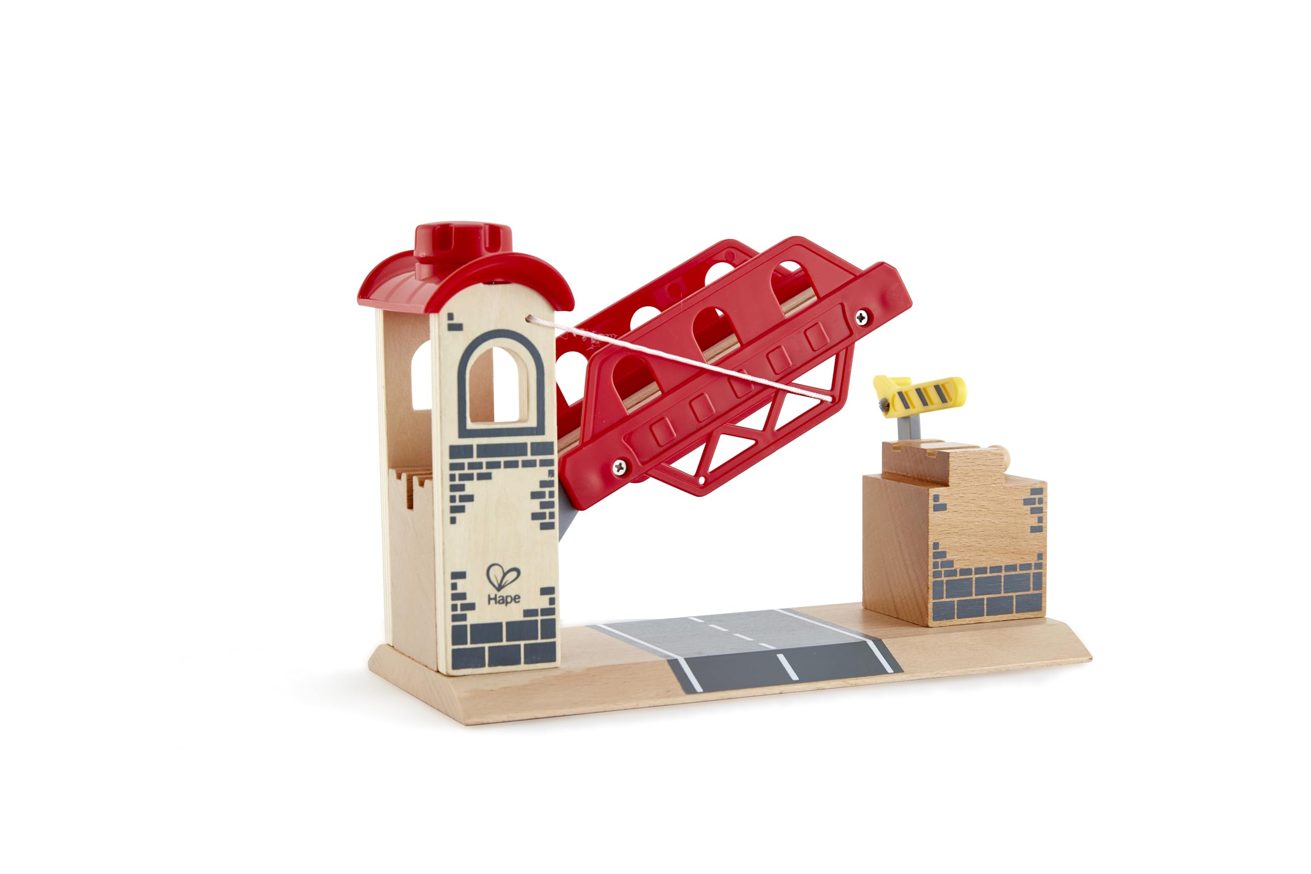 Hape Ponte Levatoio trenino legno manuale compatibile