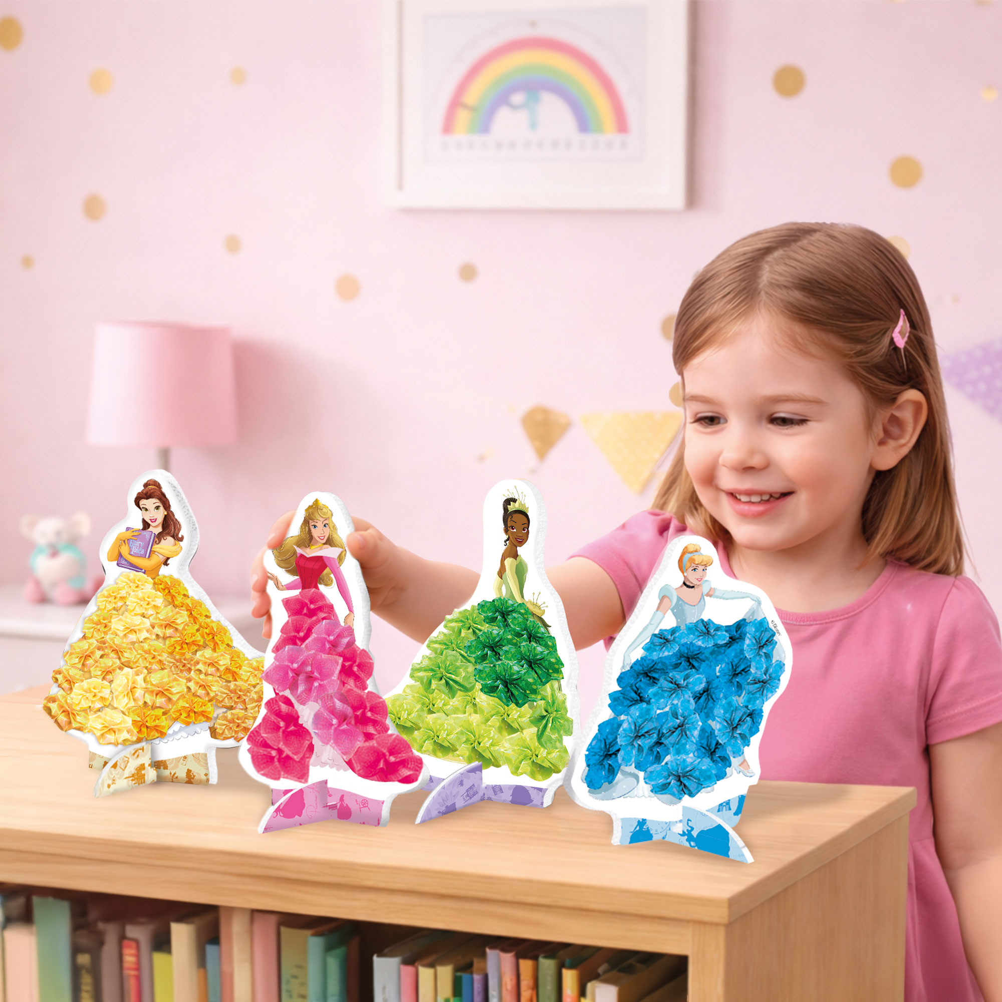 Princess Poke Art gioco creativo principesse in stoffa