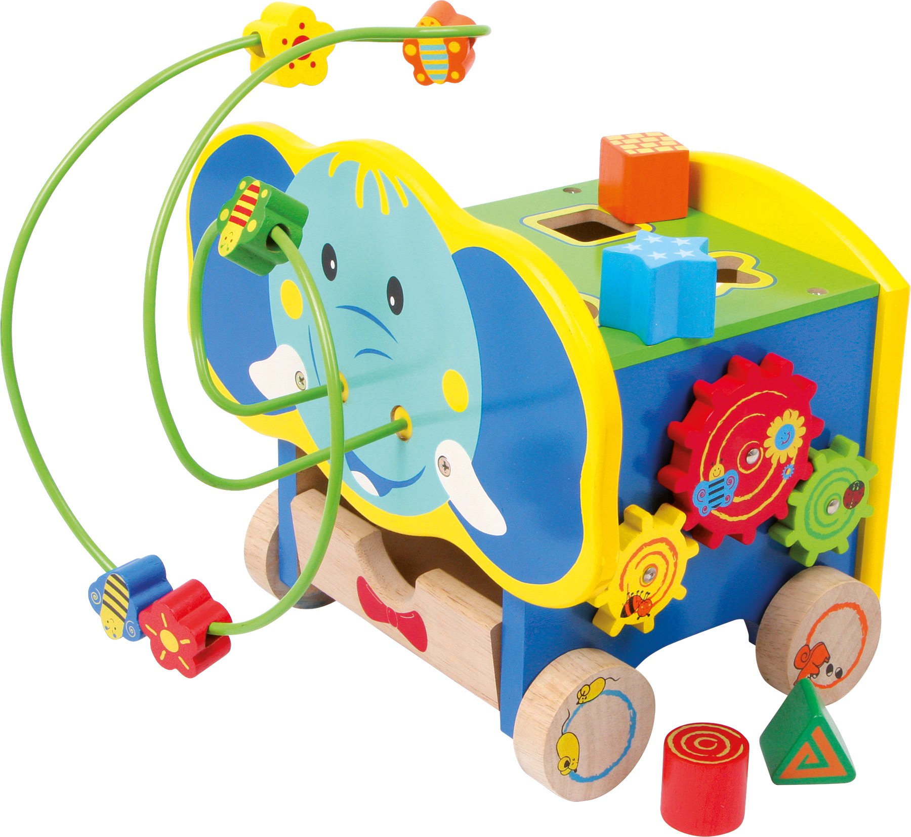 smallfoot Elefante Activity 1567 cubo motricità legno 1 anno