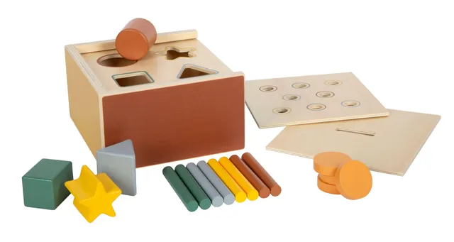 smallfoot 12743 incastri Montessori scatola legno FSC