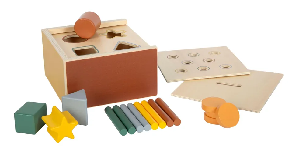 smallfoot 12743 incastri Montessori scatola legno FSC