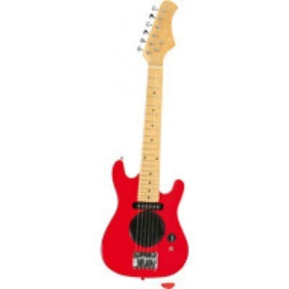 smallfoot 3302 chitarra elettrica rossa 6 corde
