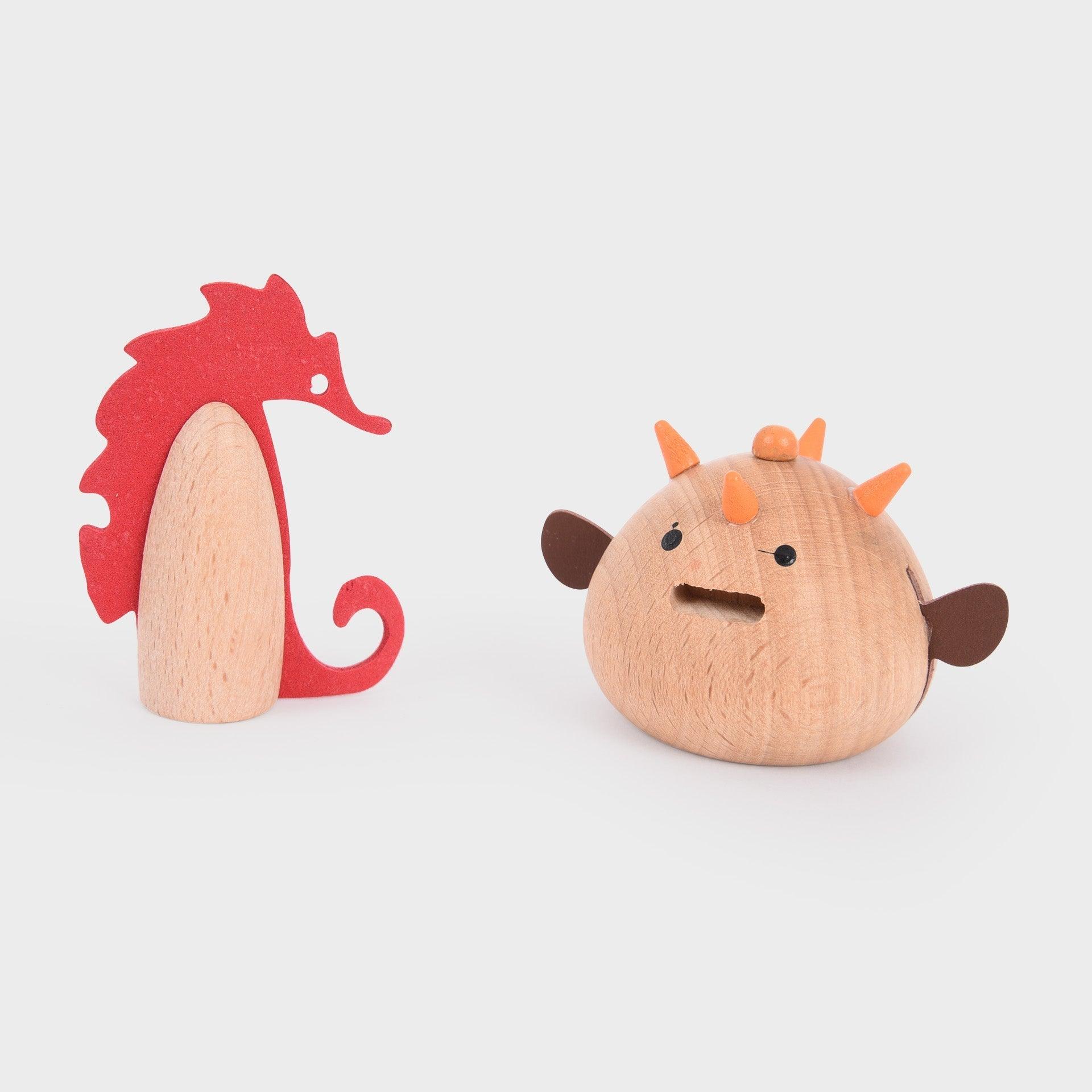 Tickit Wooden Sea Creatures animali mare legno 10 pezzi
