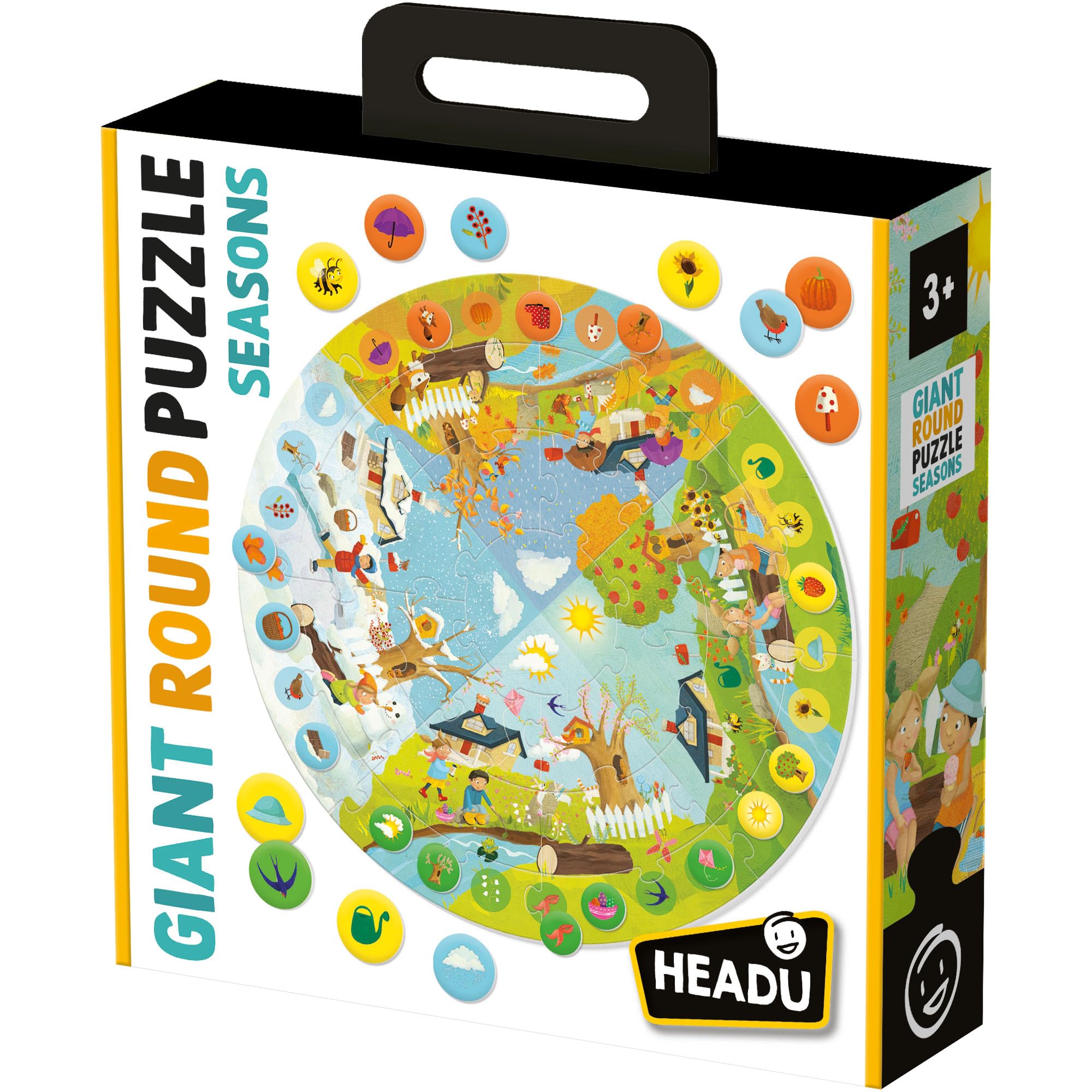 Headu Numbers Gioca e Conta puzzle bambini fattoria 37 pezzi