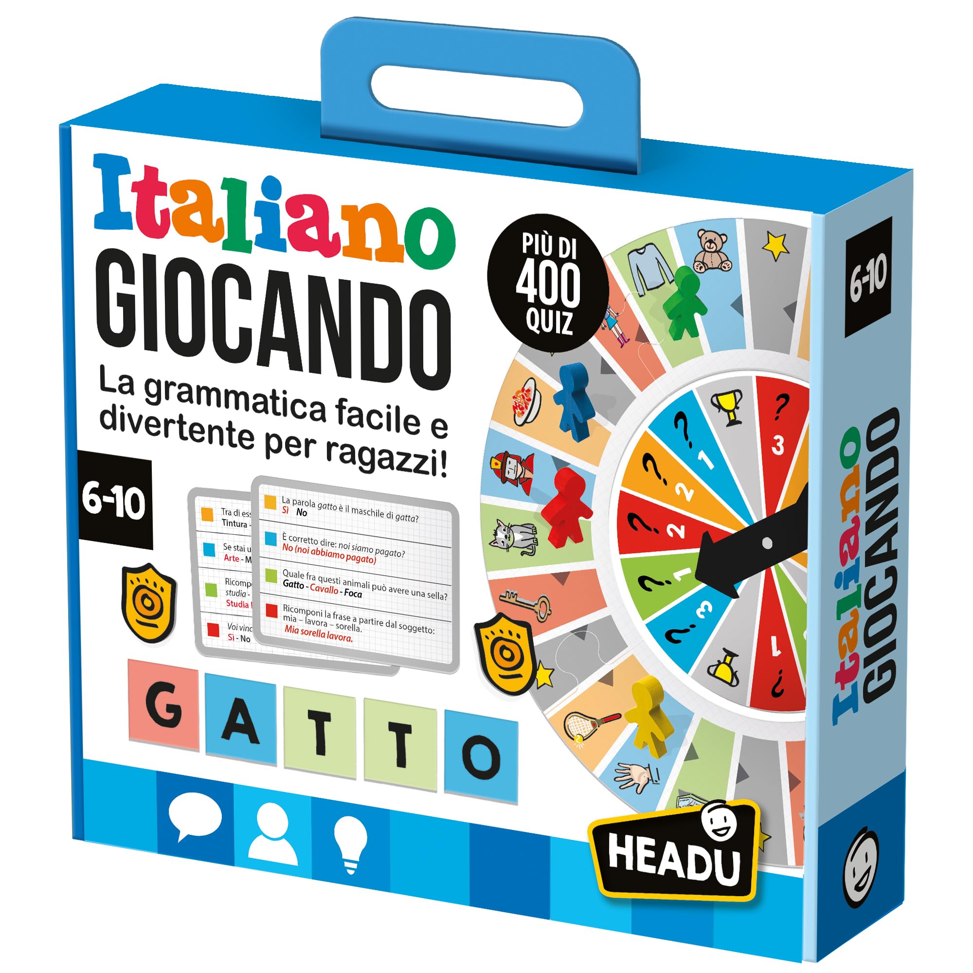 Headu Italiano Giocando gioco grammatica 6-10 anni nuova versione