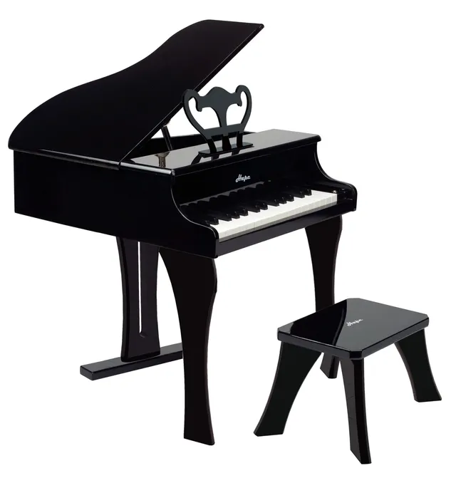 Hape E0320 Pianoforte a Coda giocattolo nero