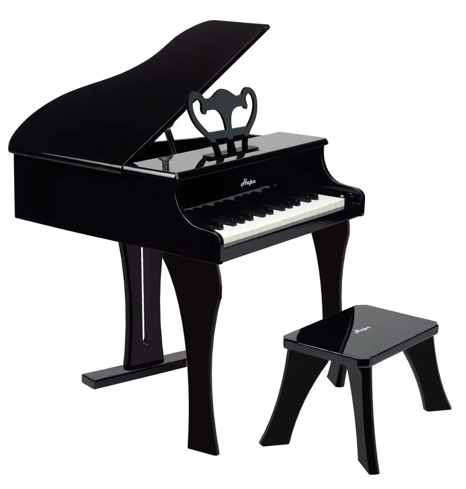 Hape E0320 Pianoforte a Coda giocattolo nero