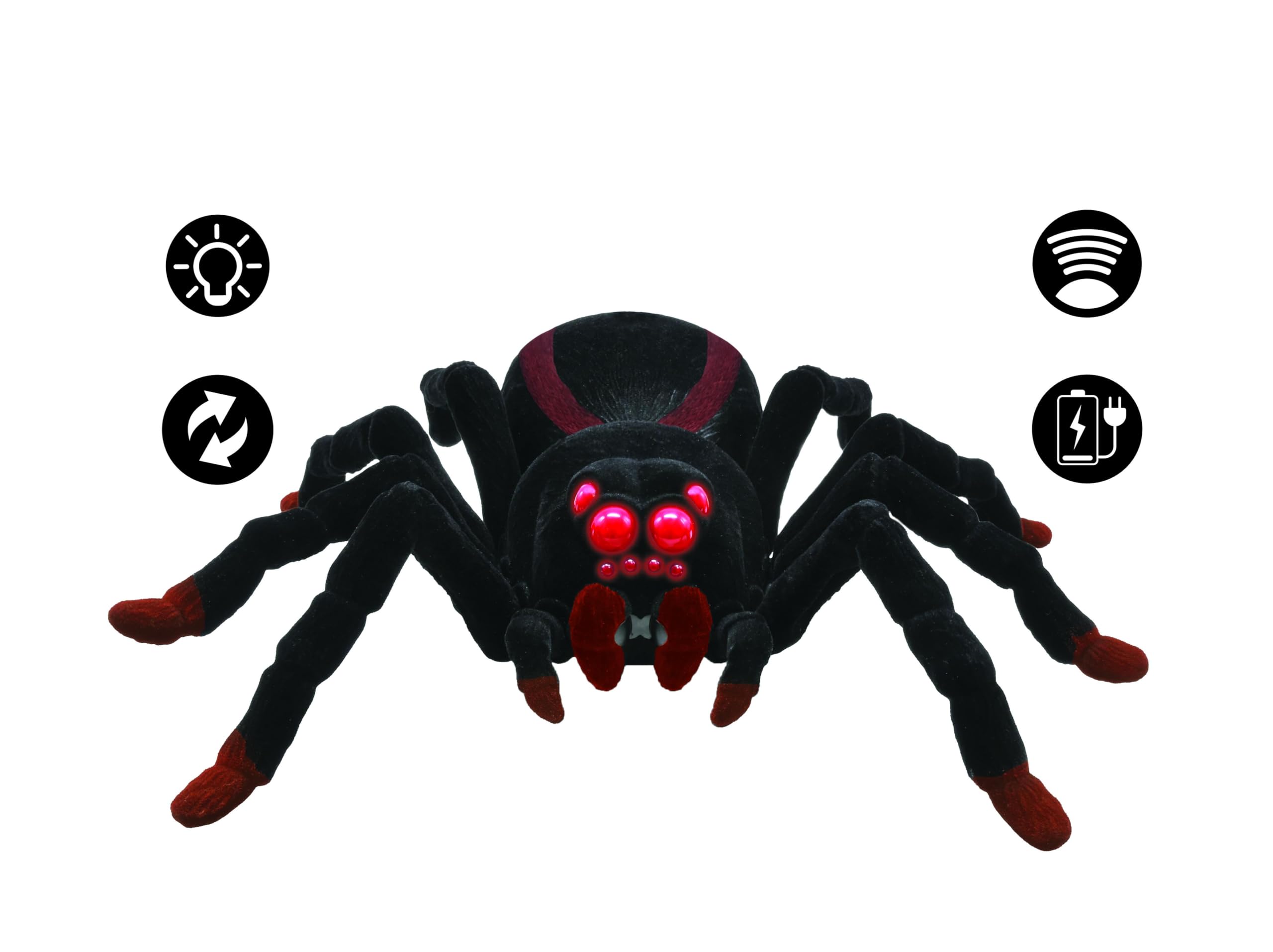 Lexibook SPIDER01LXB ragno tarantola telecomandata occhi luminosi