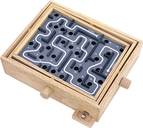 small foot Labirinto gioco abilità legno con manopole