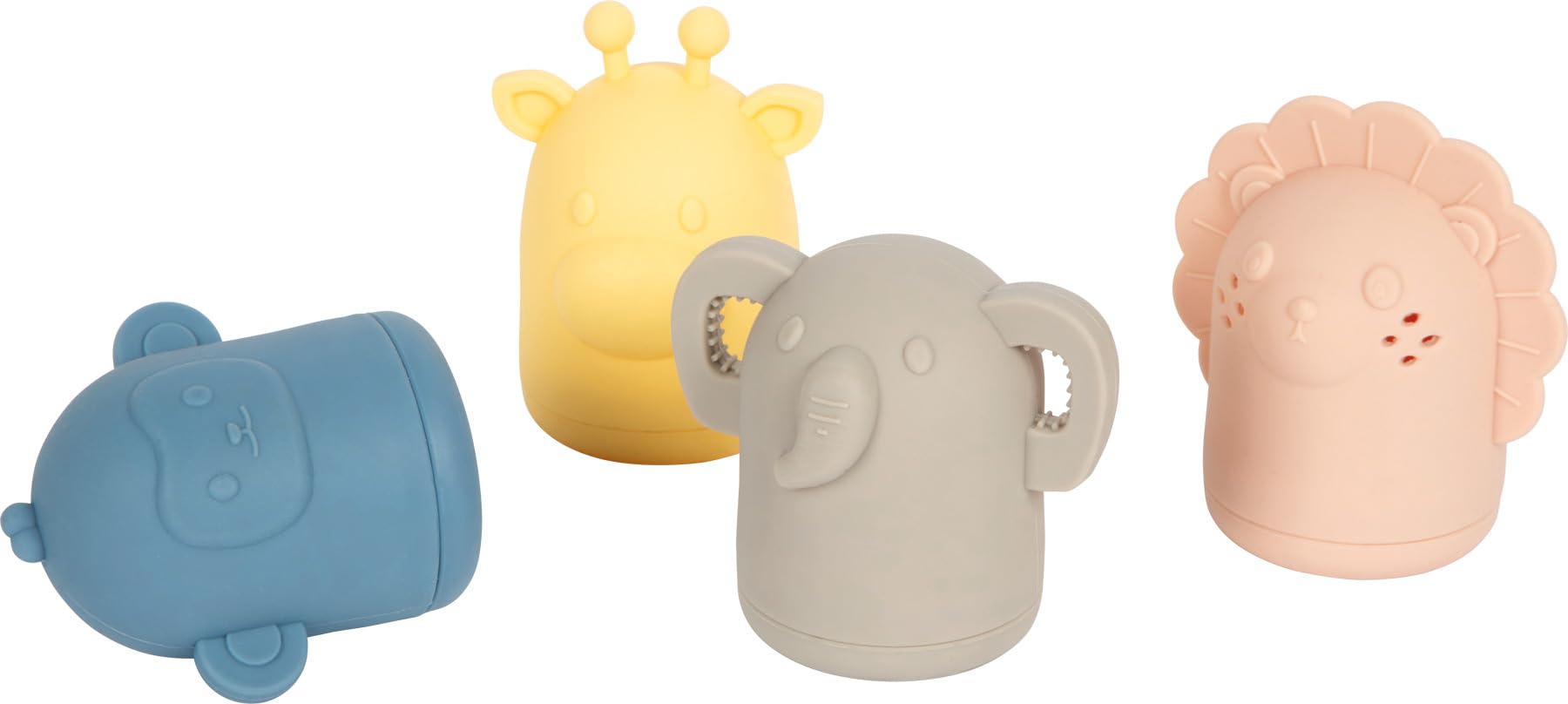 smallfoot set bagnetto silicone animali 4 pezzi senza BPA