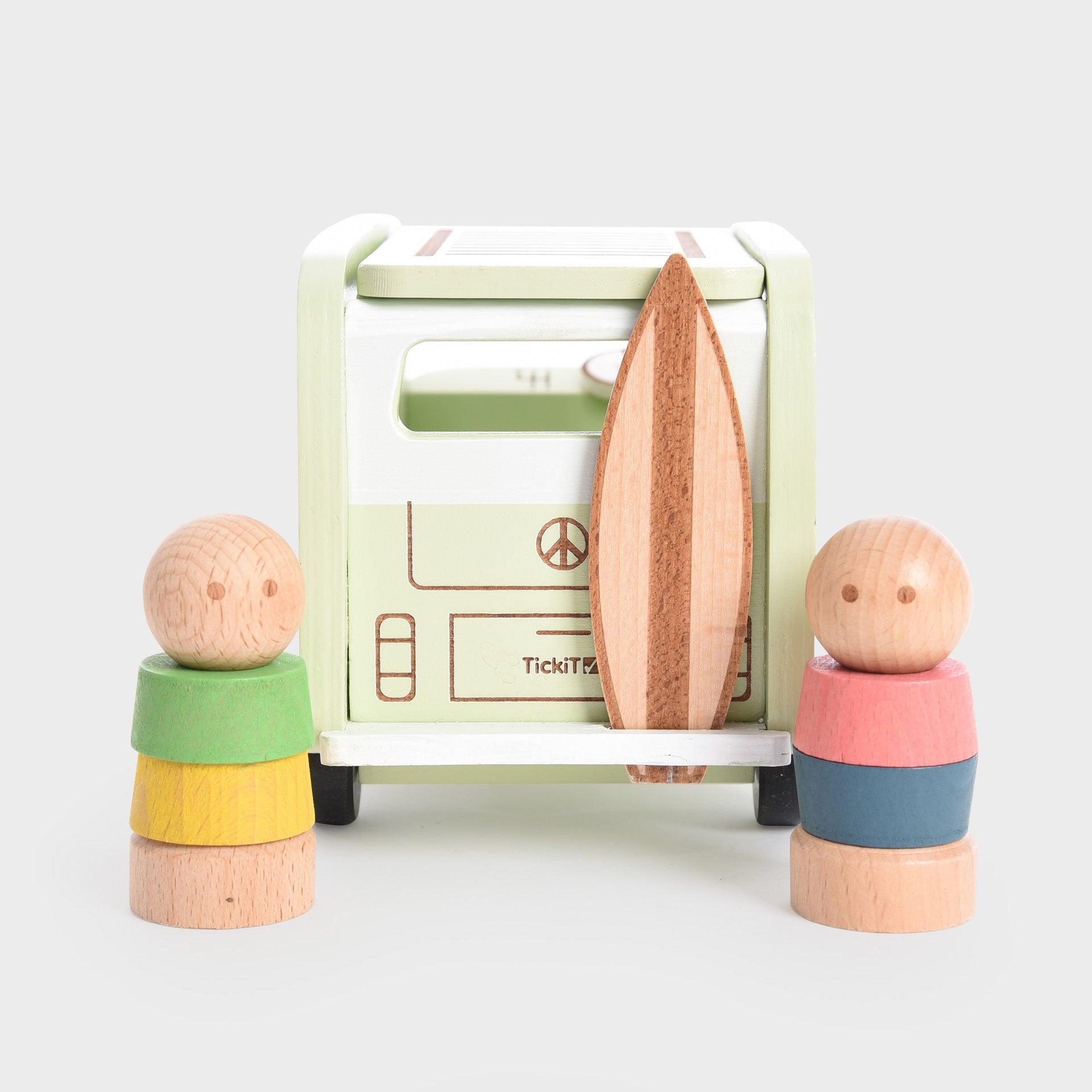 Tickit Wooden Adventure Camper camper legno con personaggi