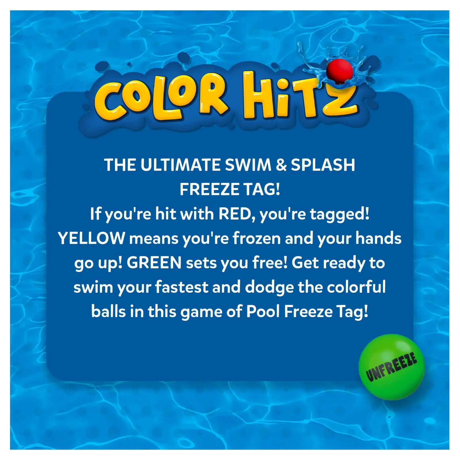 Skillmatics Color Hitz Swim & Splash gioco piscina 6+ anni