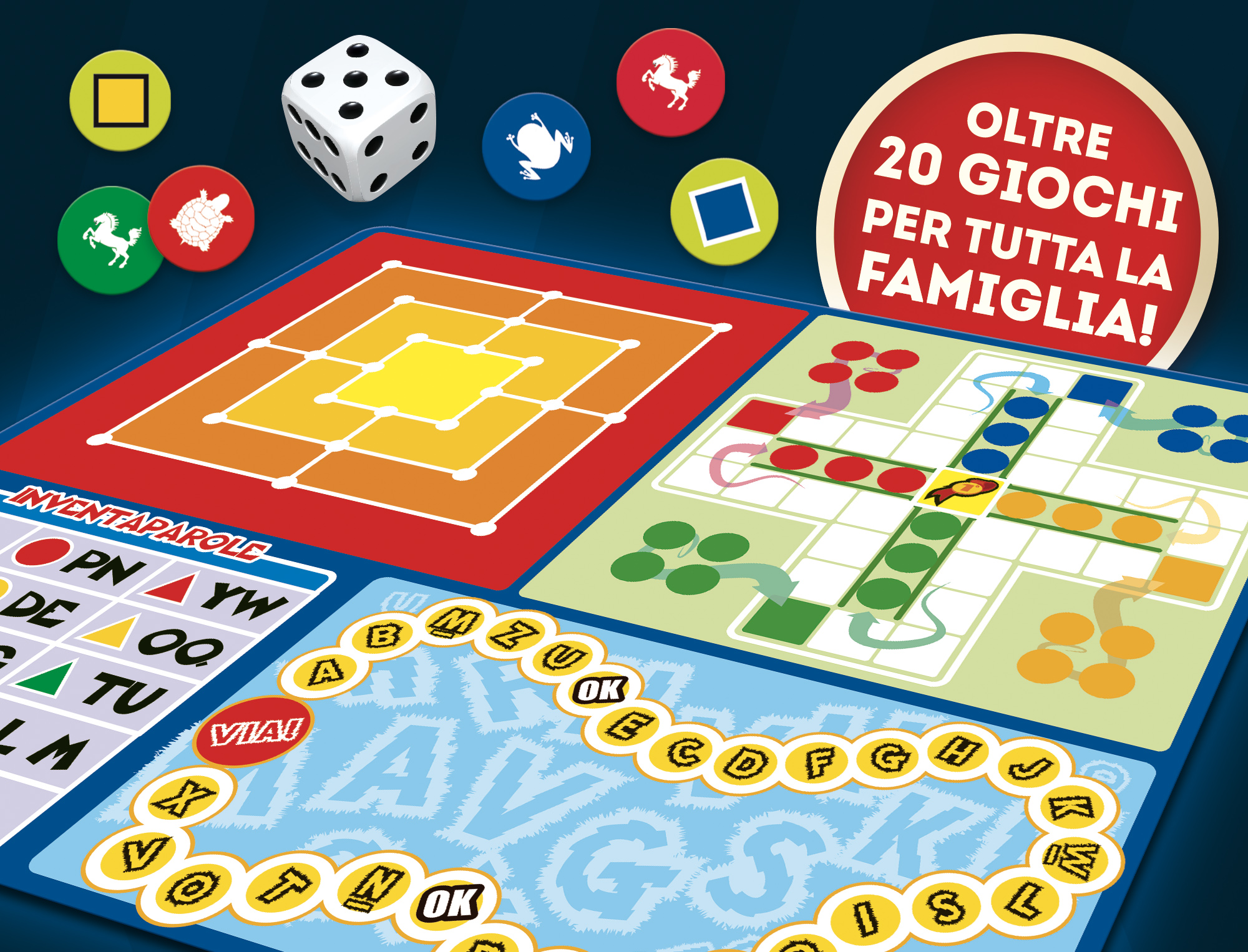 Lisciani Ludoteca Giochi Riuniti Più di 20 giochi scatola famiglia